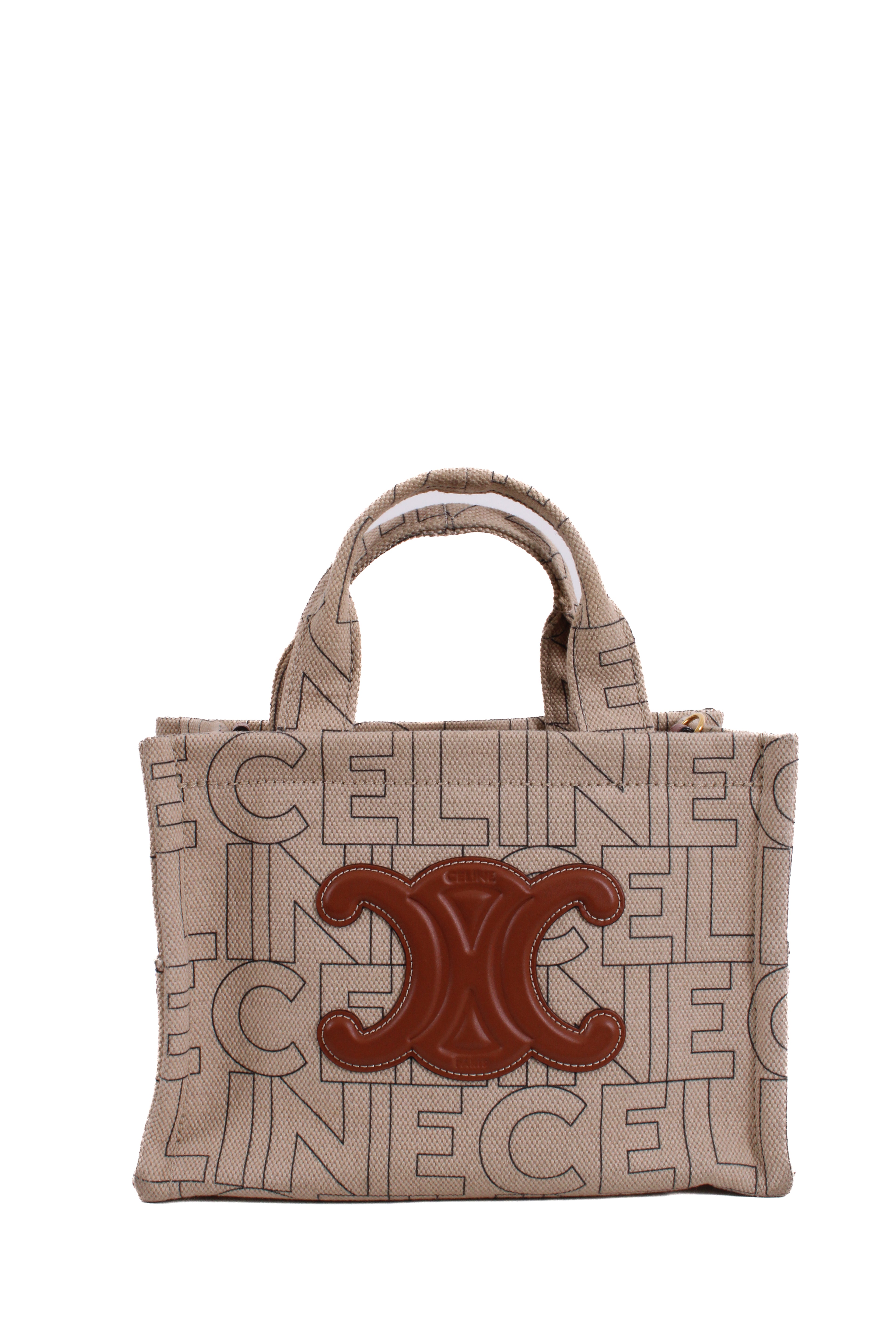 Celine Cabas Thais Tote Bag Beige