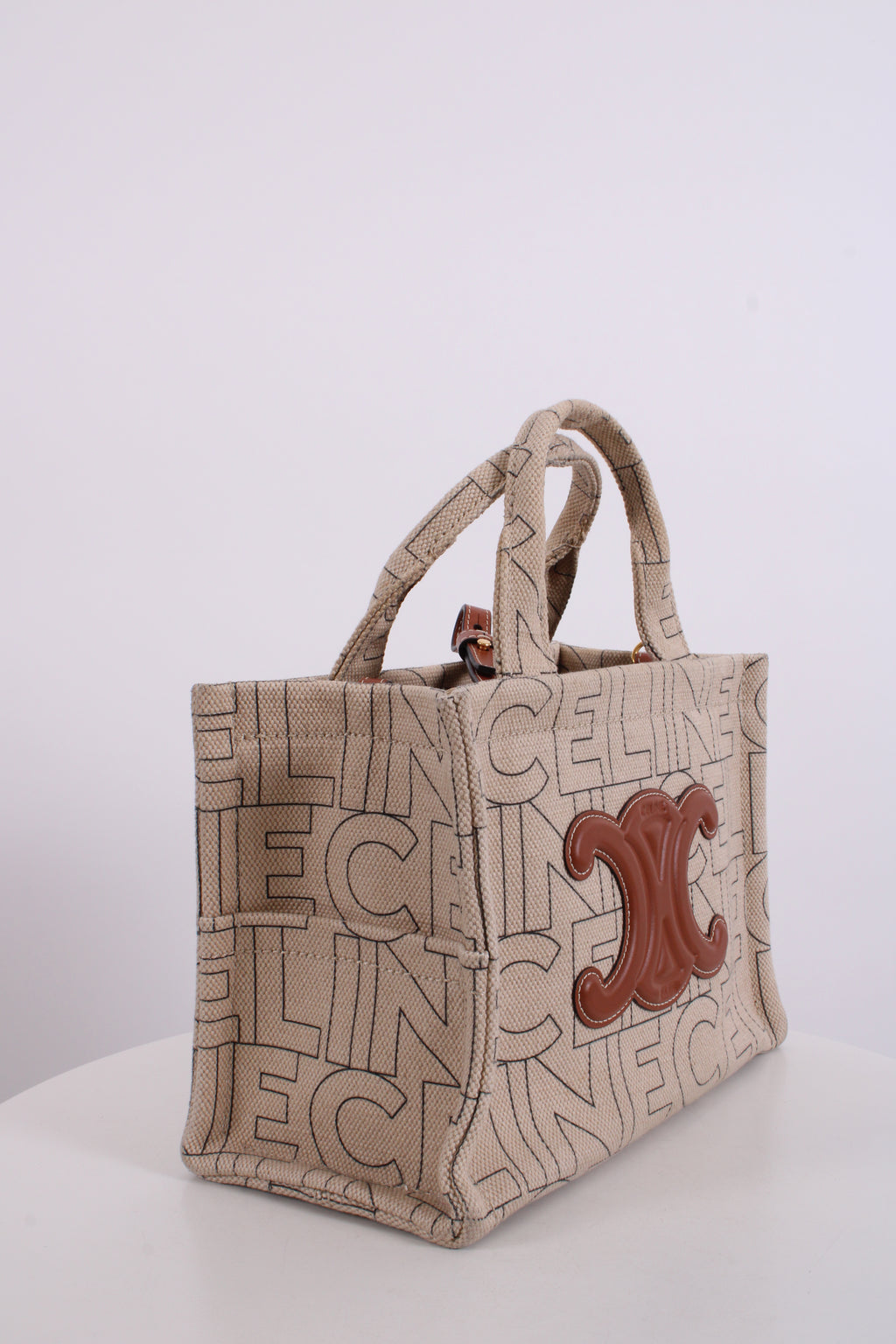 Celine Cabas Thais Tote Bag Beige