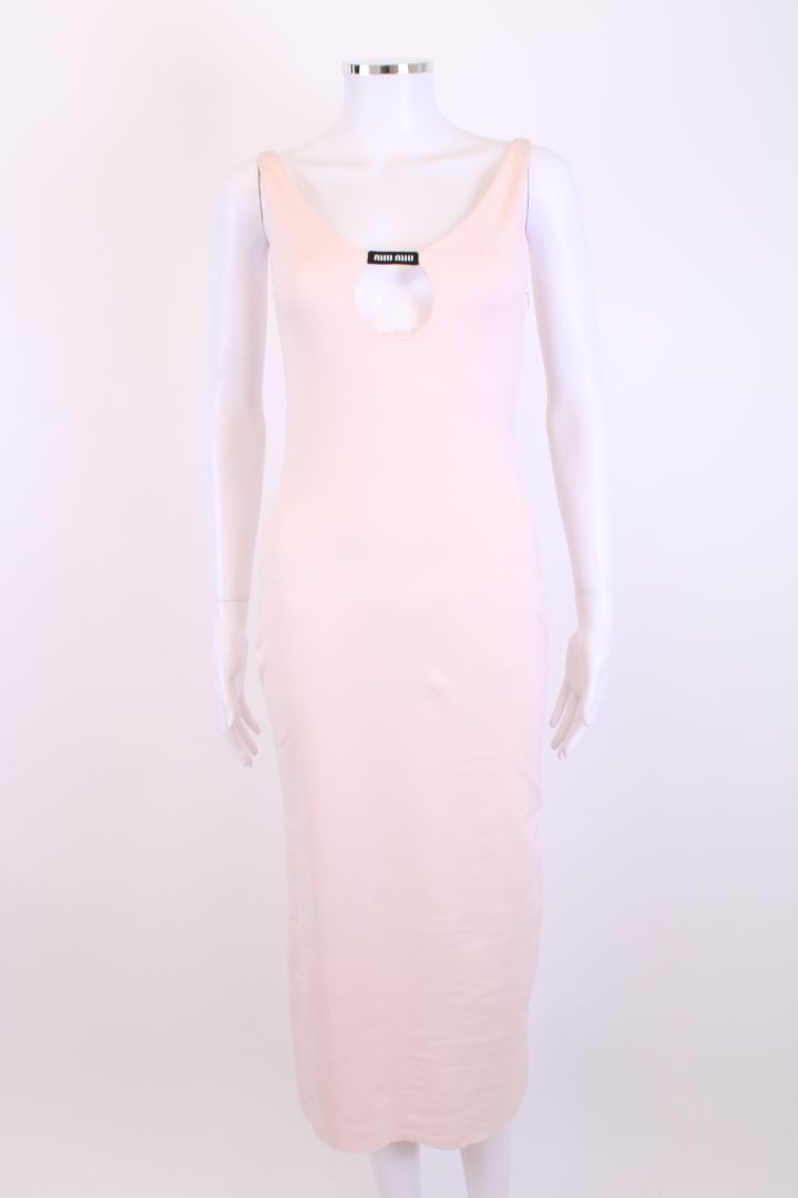 Miu Miu Bodycon Dress Pink 10