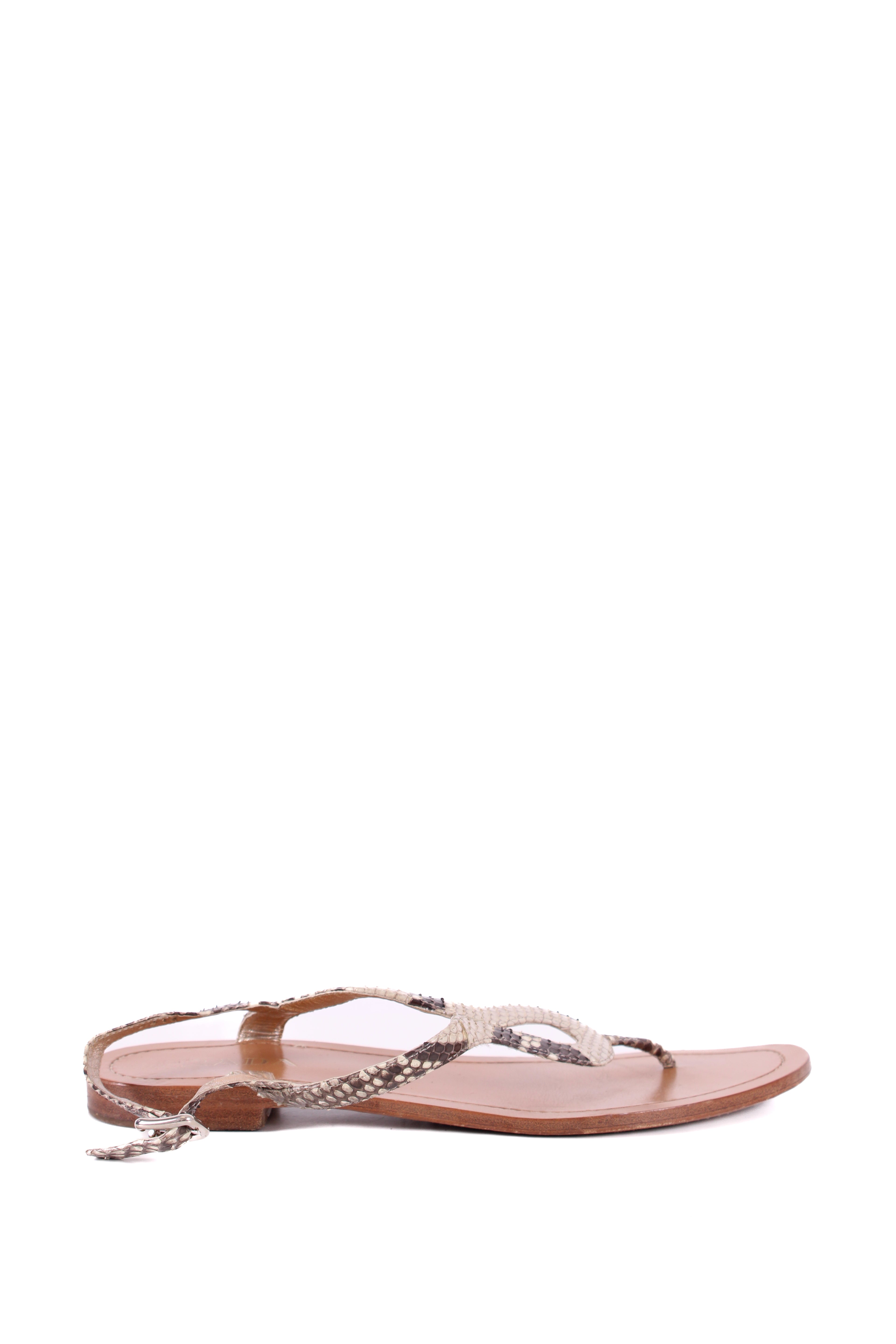 Prada Python sandals Snakeskin 39