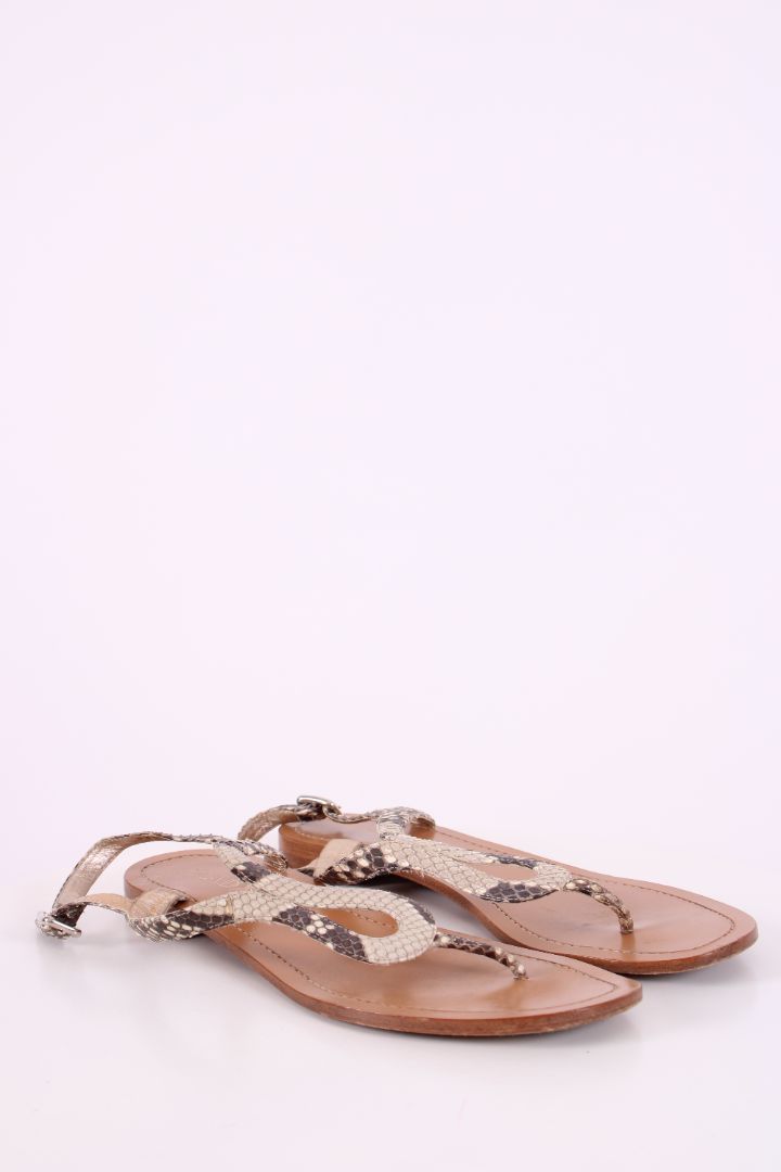 Prada Python sandals Snakeskin 39