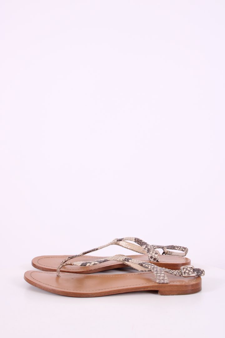 Prada Python sandals Snakeskin 39