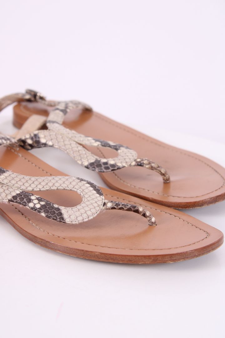 Prada Python sandals Snakeskin 39