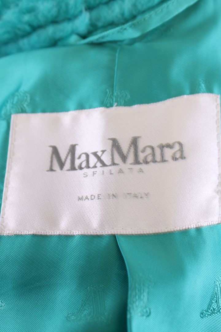Max Mara Coat Turquiose 10
