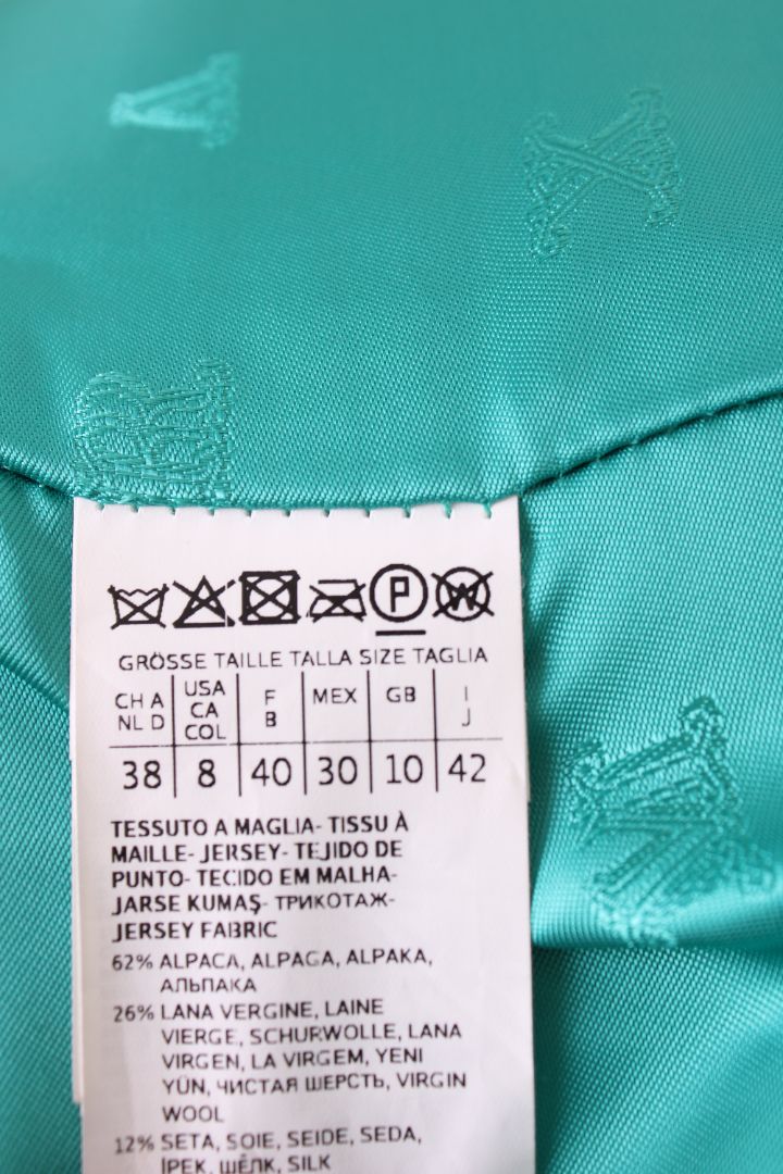 Max Mara Coat Turquiose 10