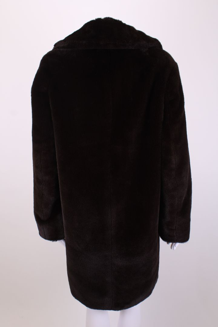 Luisa Cerano Faux Teddy Coat Brown 14