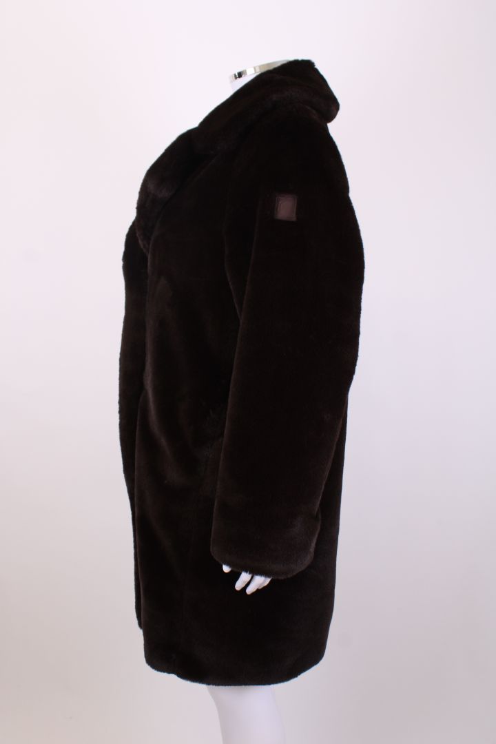 Luisa Cerano Faux Teddy Coat Brown 14