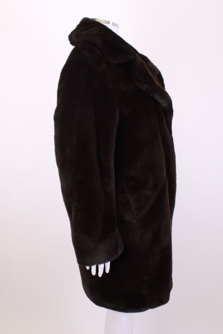 Luisa Cerano Faux Teddy Coat Brown 14