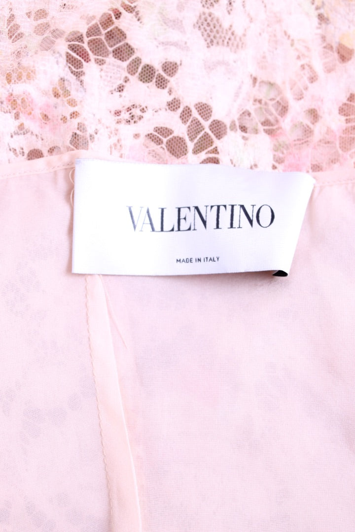 Valentino S/S Lace Dress Beige/ Pink M