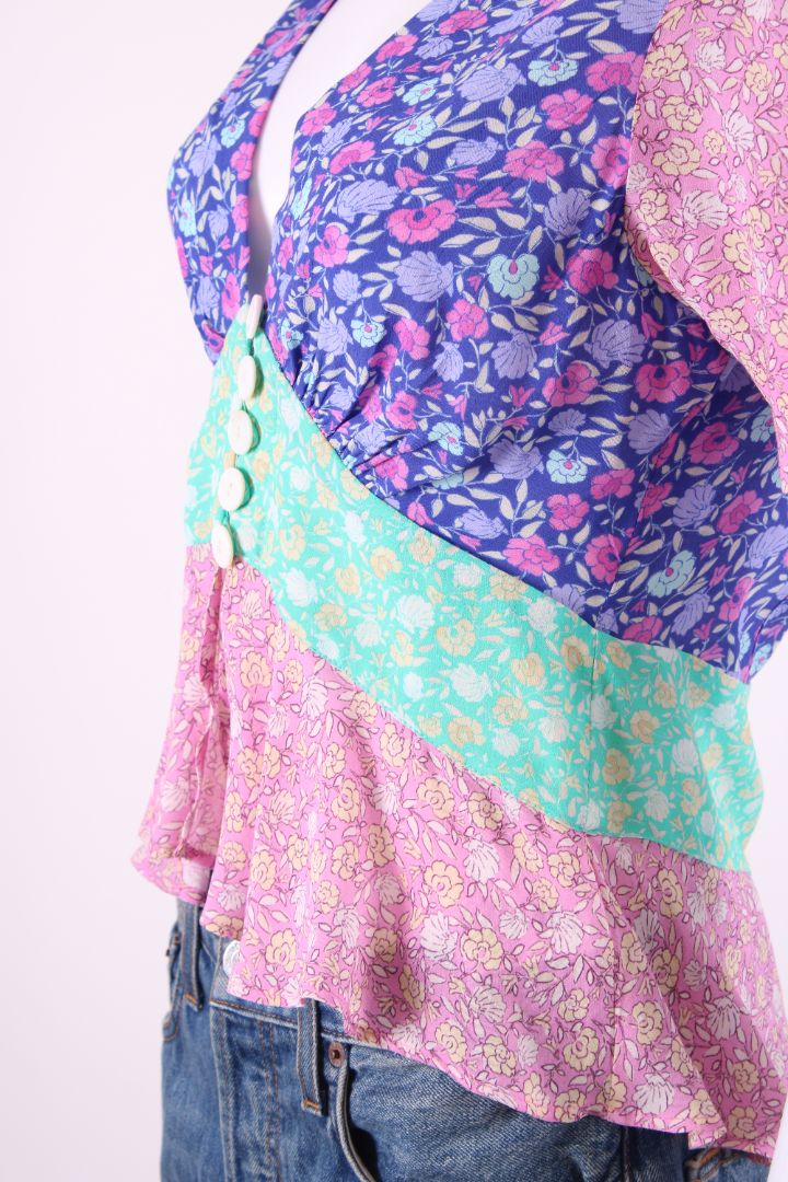Rixo short sleeve Multicolour floral 8