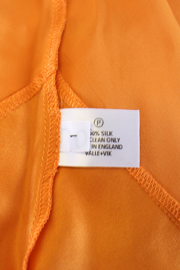 Valle+Vik S/S Slip Dress Orange XS