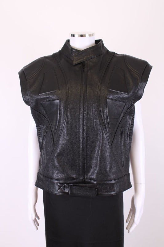 David Koma S/S Leather Jacket Black M