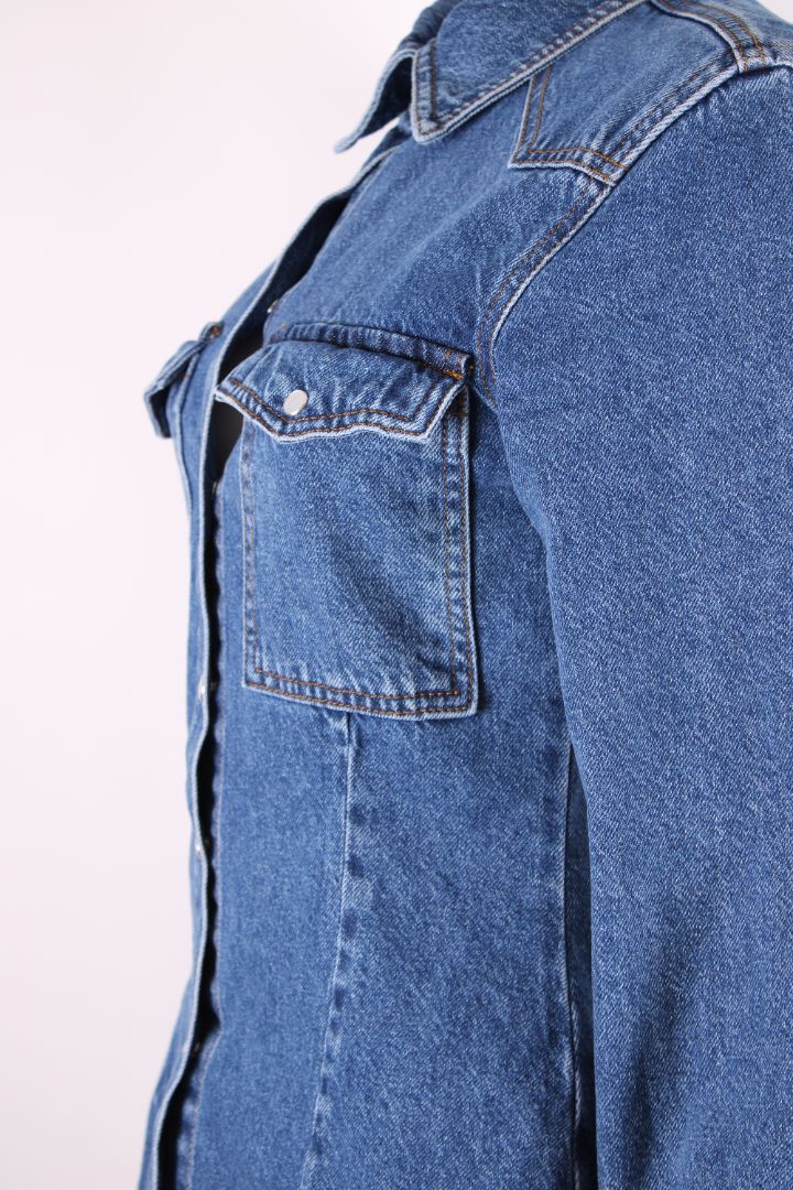Malina L/S Anthea Shirt Denim 6