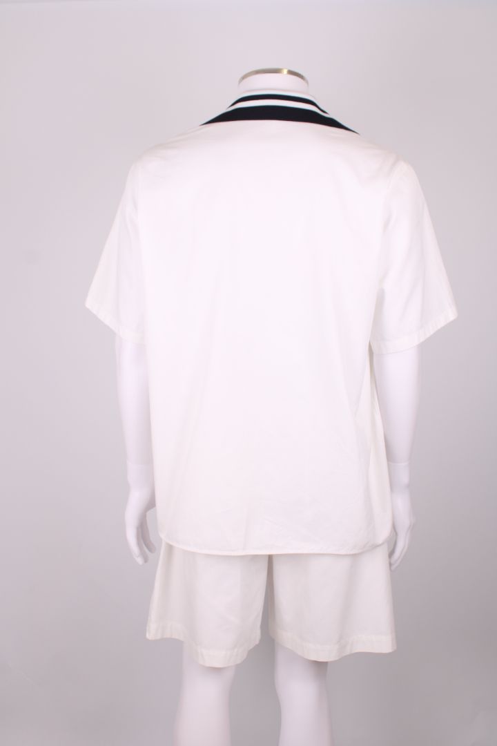 Valentino Varsity valentino set white/ Burgundy 48