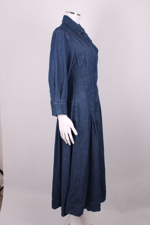 Simkhai L/S Shirt Dress Denim S – Elite Preloved