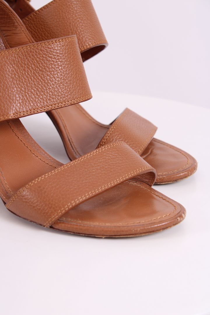 Louis Vuitton Horizon Block Heels Tan 39