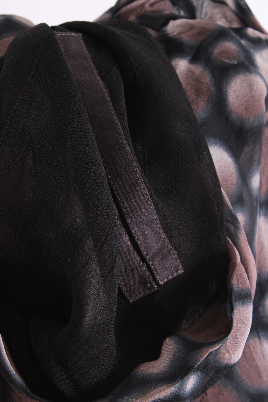 Rick Owens S/S Dot Print Dress Taupe/ Black 12