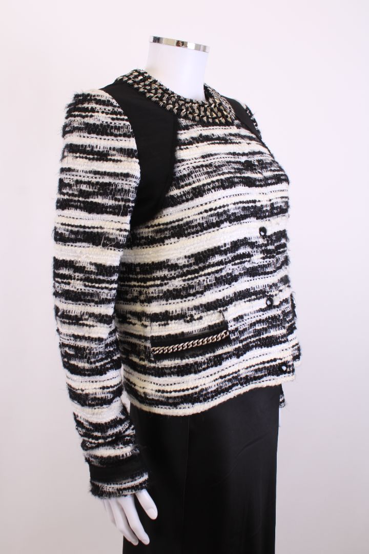 Proenza Schouler Boucle Jacket Black/White 4