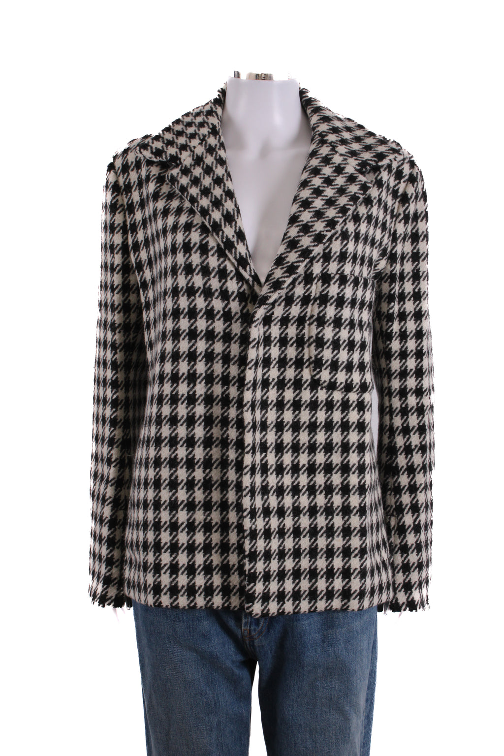Yohji Yamamoto Houndstooth Jacket Black/ White M