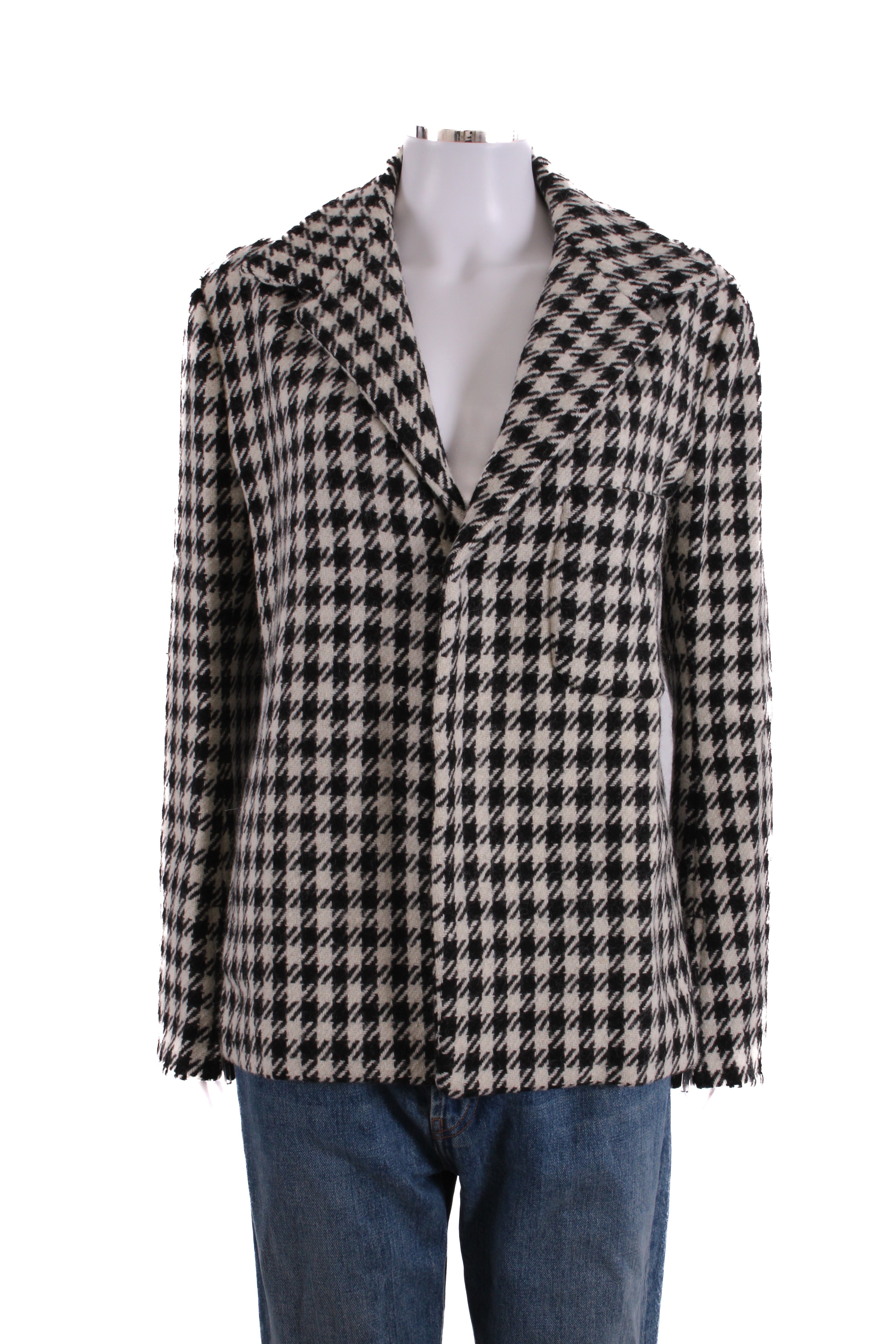 Yohji Yamamoto Houndstooth Jacket Black/ White M