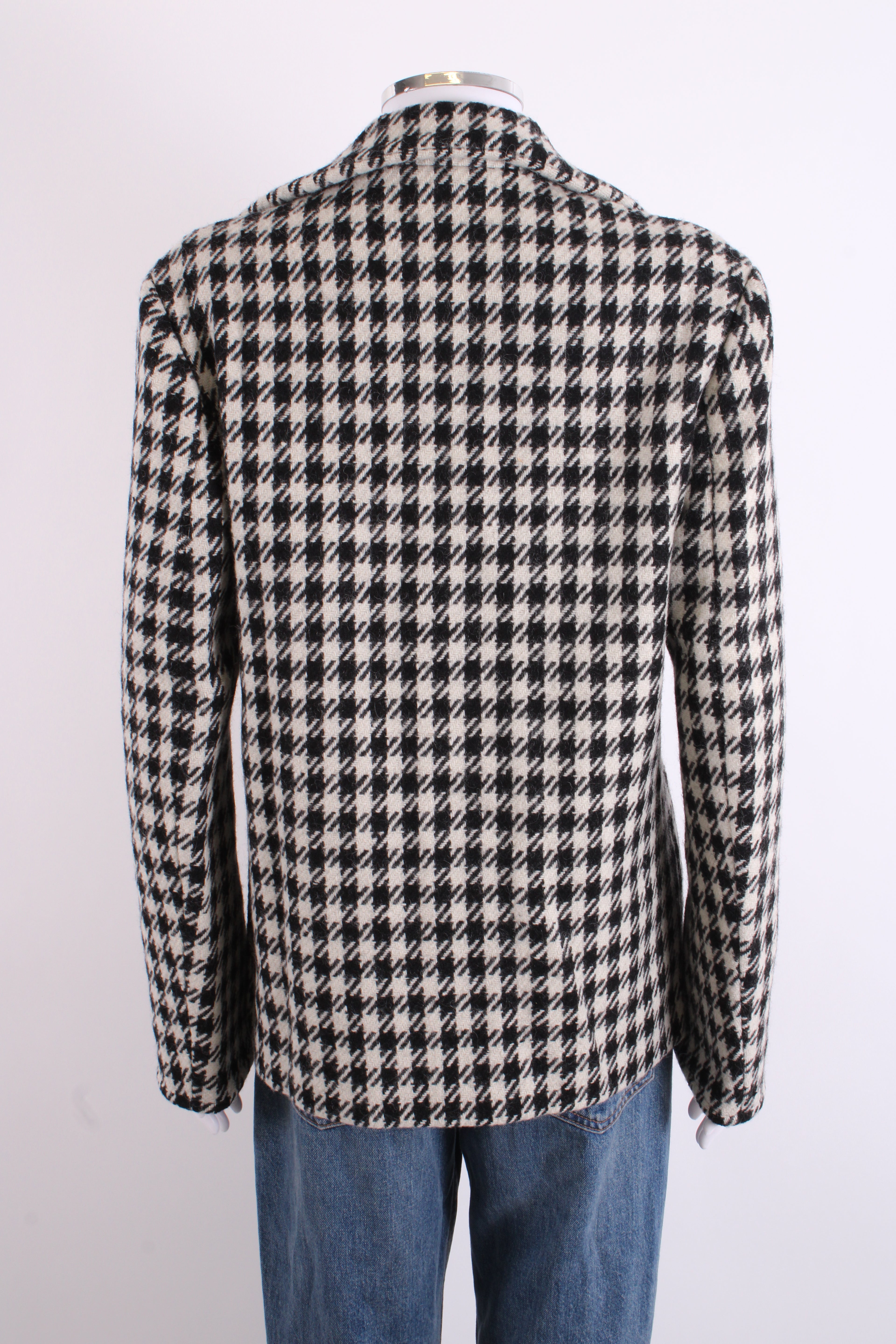 Yohji Yamamoto Houndstooth Jacket Black/ White M