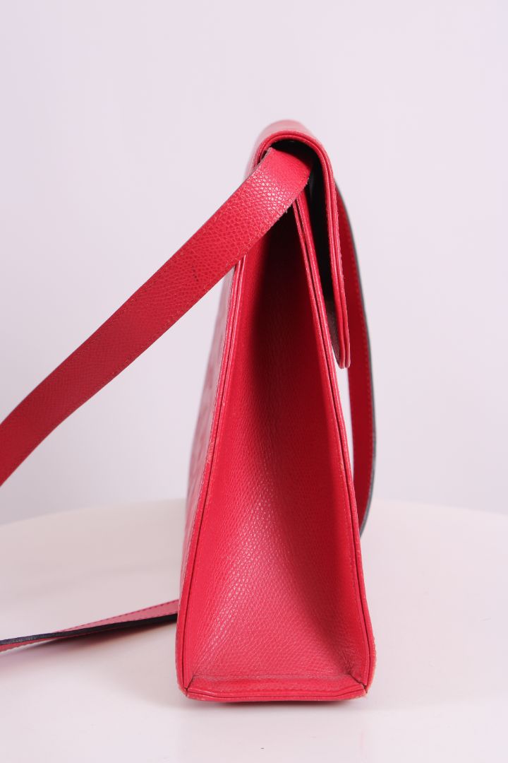 Yves Saint Laurent Vintage Arabesque Shoulder Bag Red