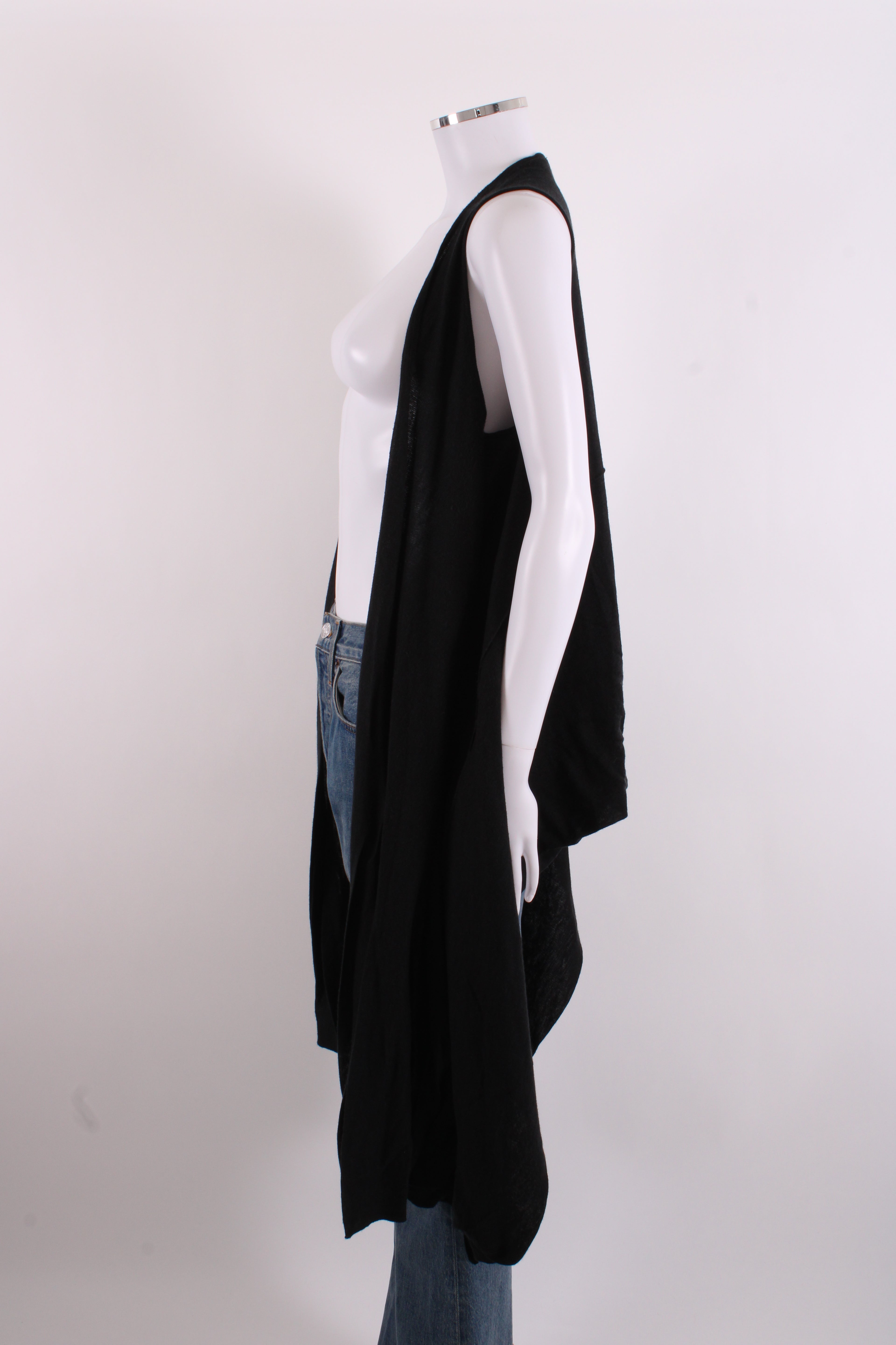 Yohji Yamamoto S/S Waterfall Cardigan Black S