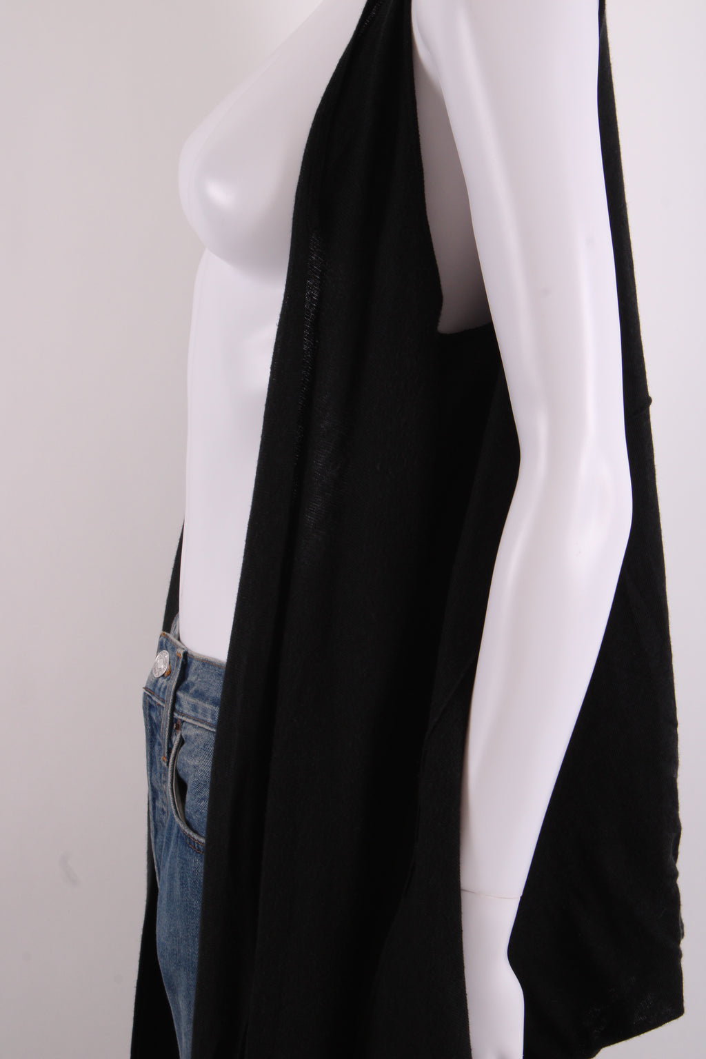 Yohji Yamamoto S/S Waterfall Cardigan Black S