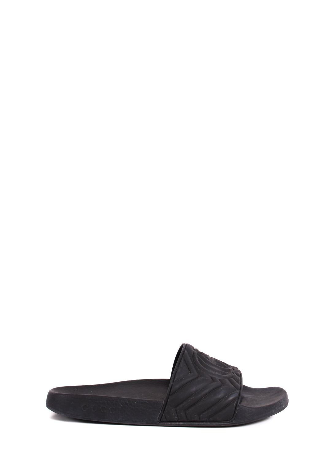 Gucci GG Rubber Sliders Black 7