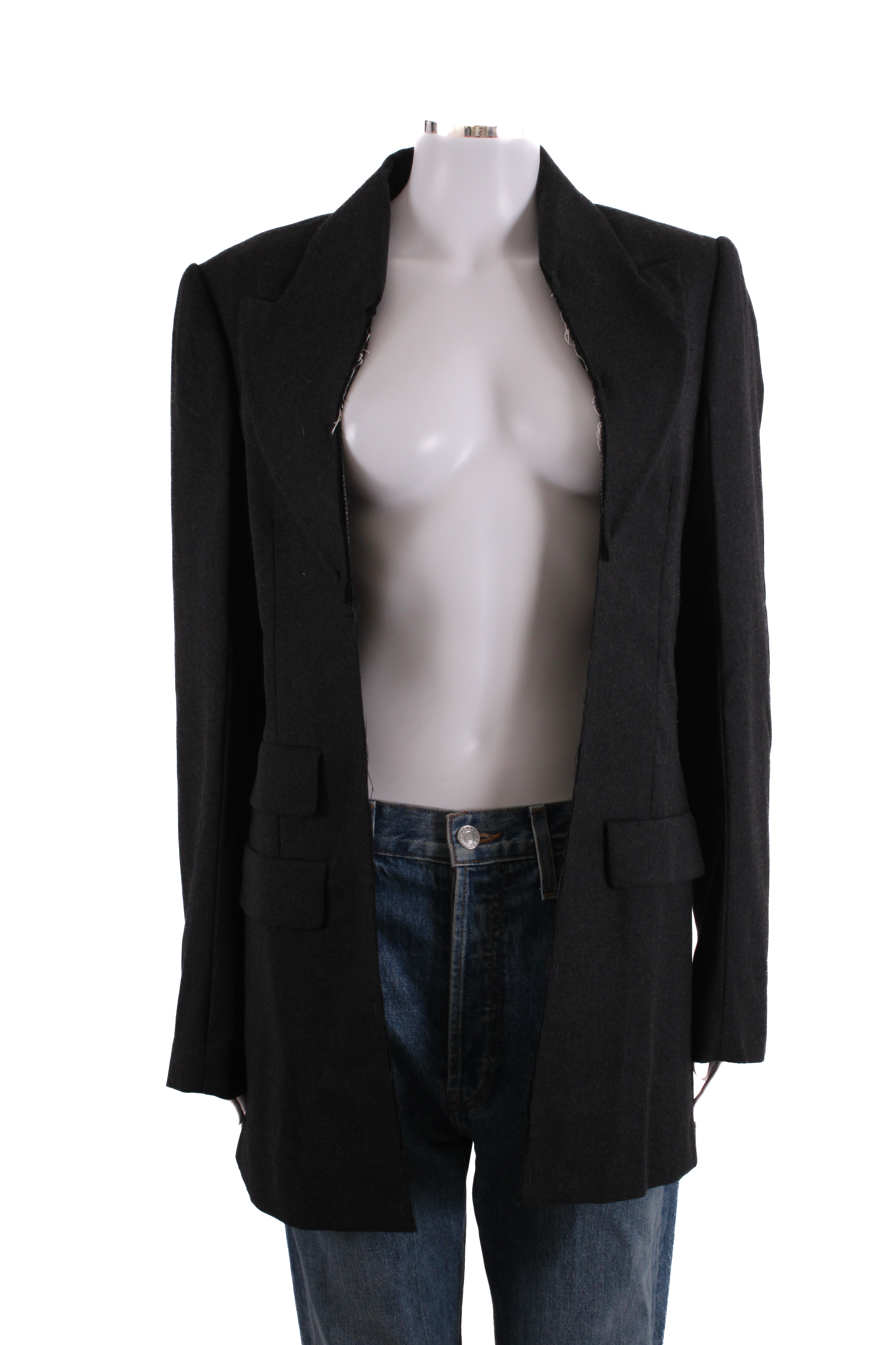 Maison Margiela Raw Edge Blazer Grey 12