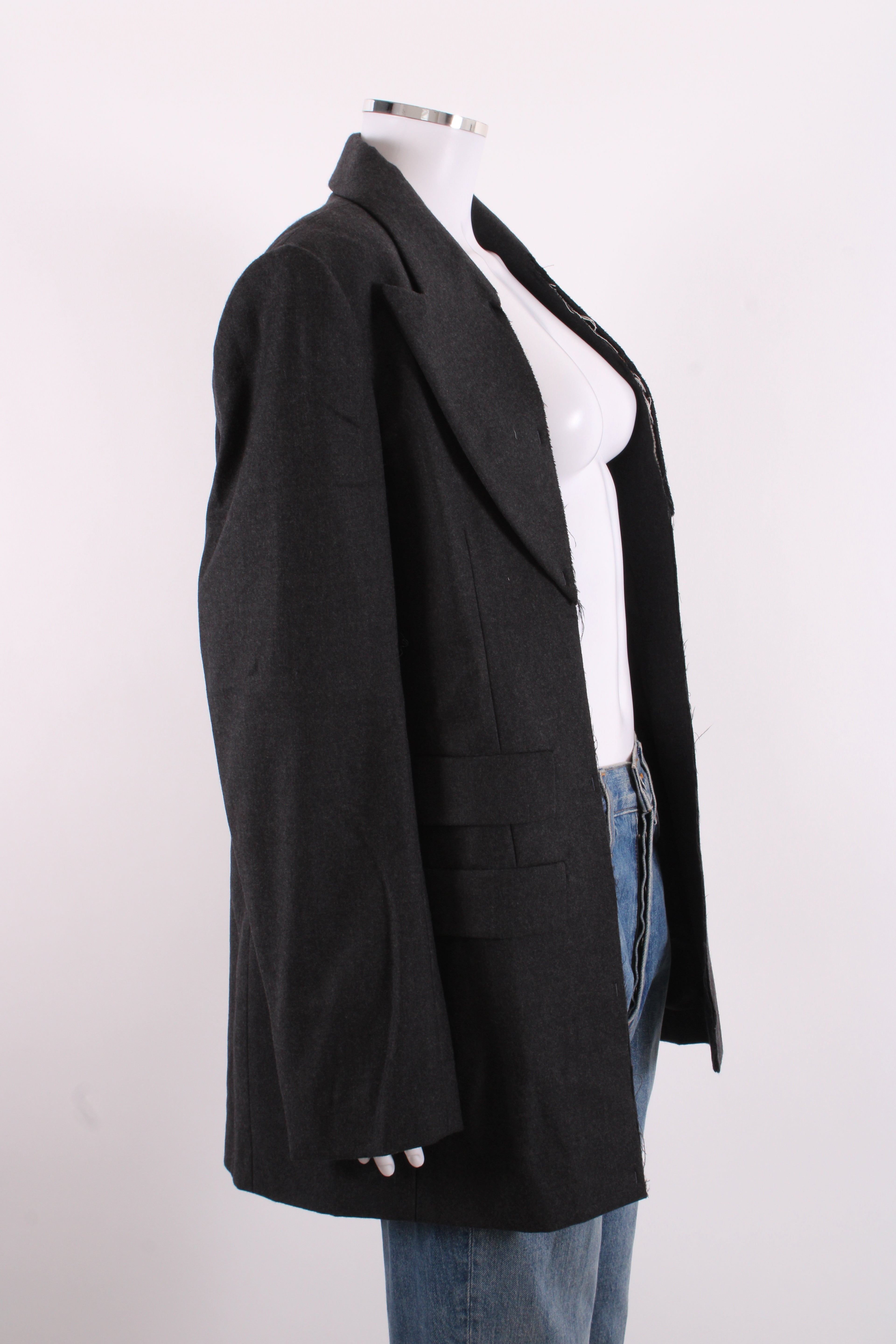 Maison Margiela Raw Edge Blazer Grey 12