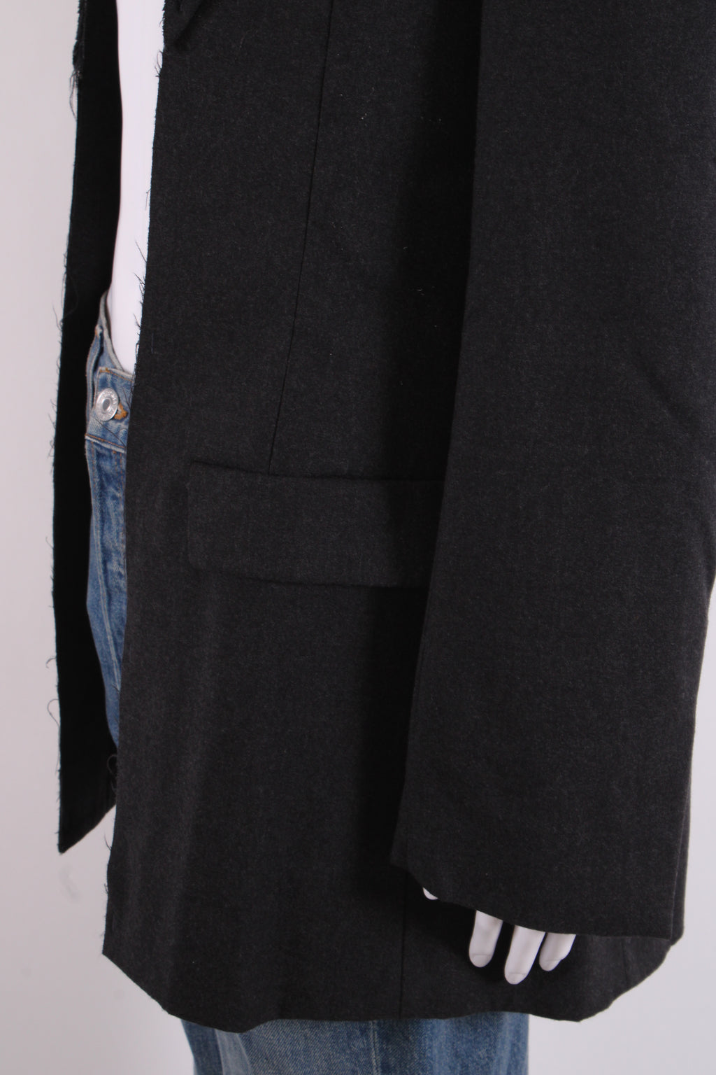 Maison Margiela Raw Edge Blazer Grey 12