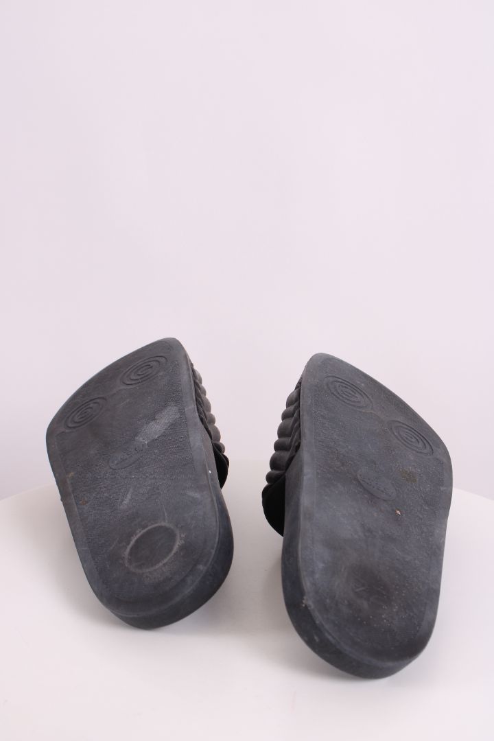 Gucci GG Rubber Sliders Black 7
