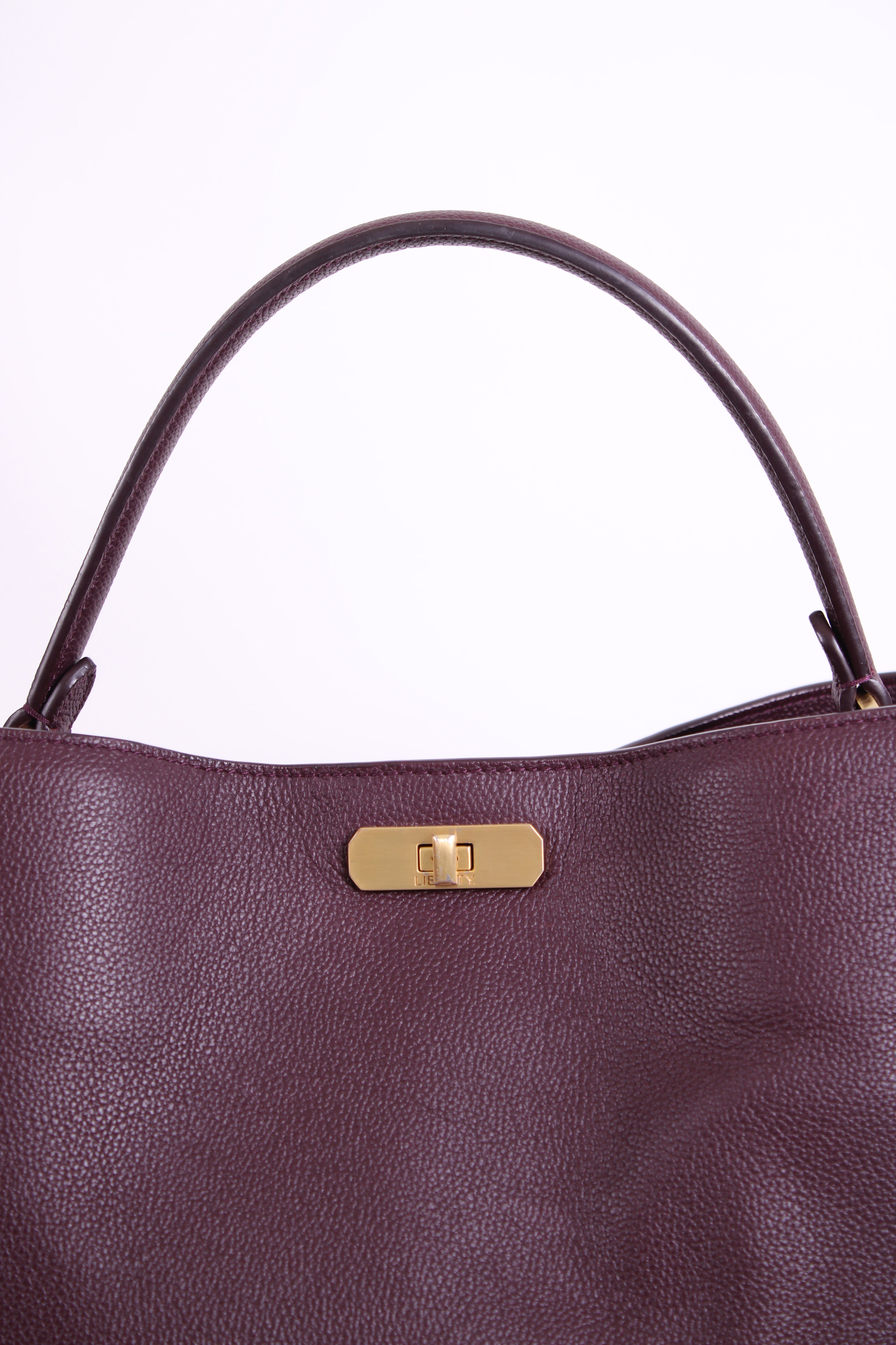 Liberty Burlington Top Handle Handbag Plum