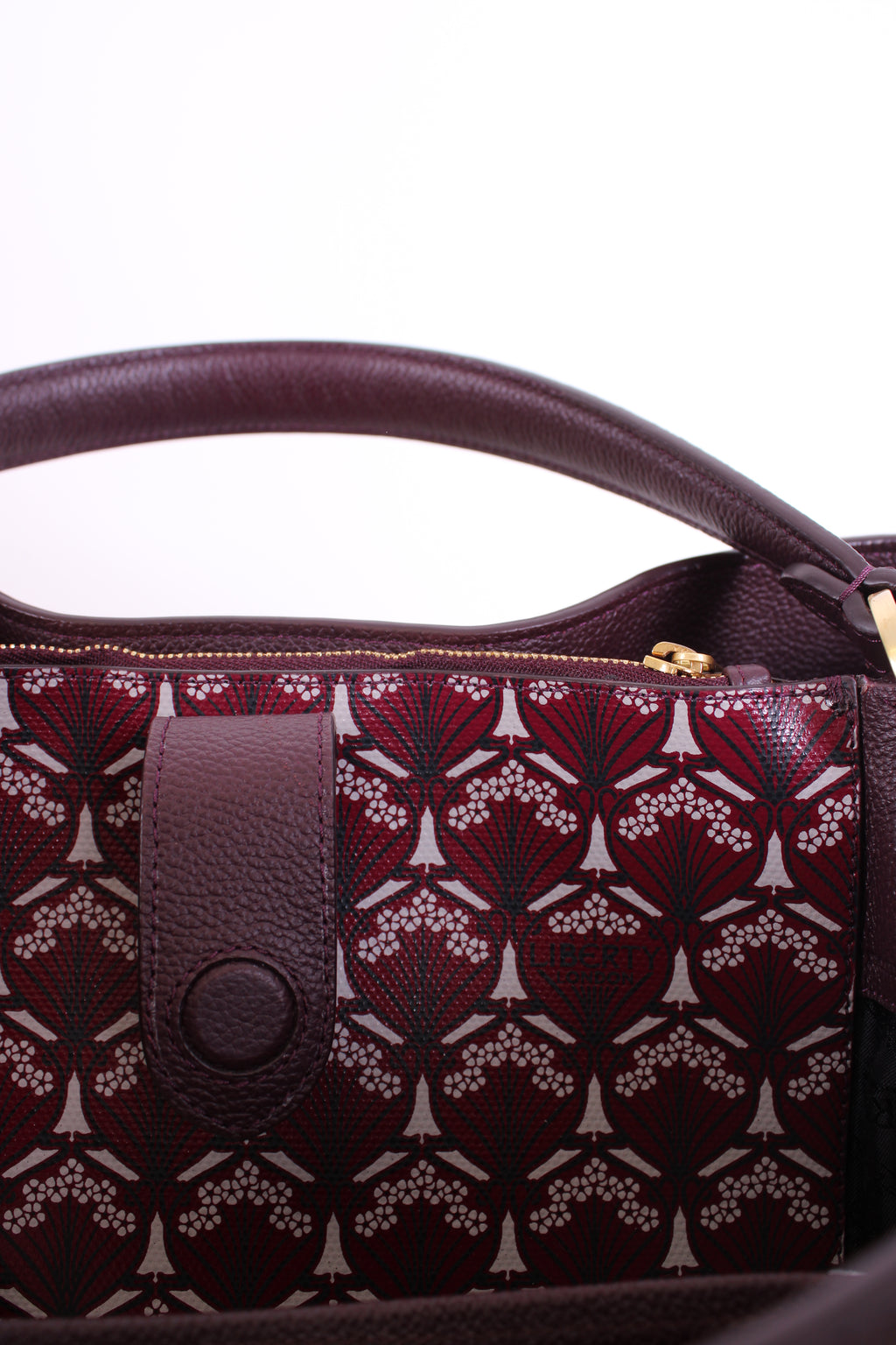 Liberty Burlington Top Handle Handbag Plum