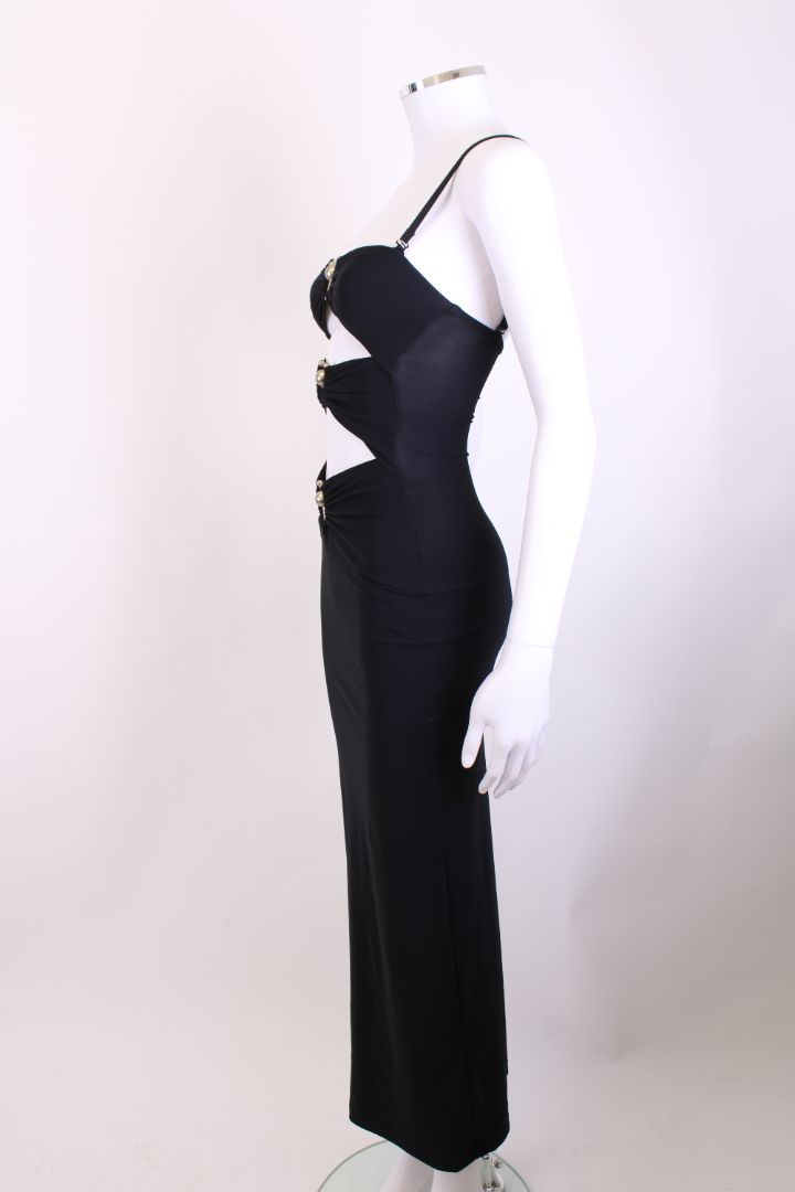 Christopher Esber S/S Cut Out Slip Dress Black 4