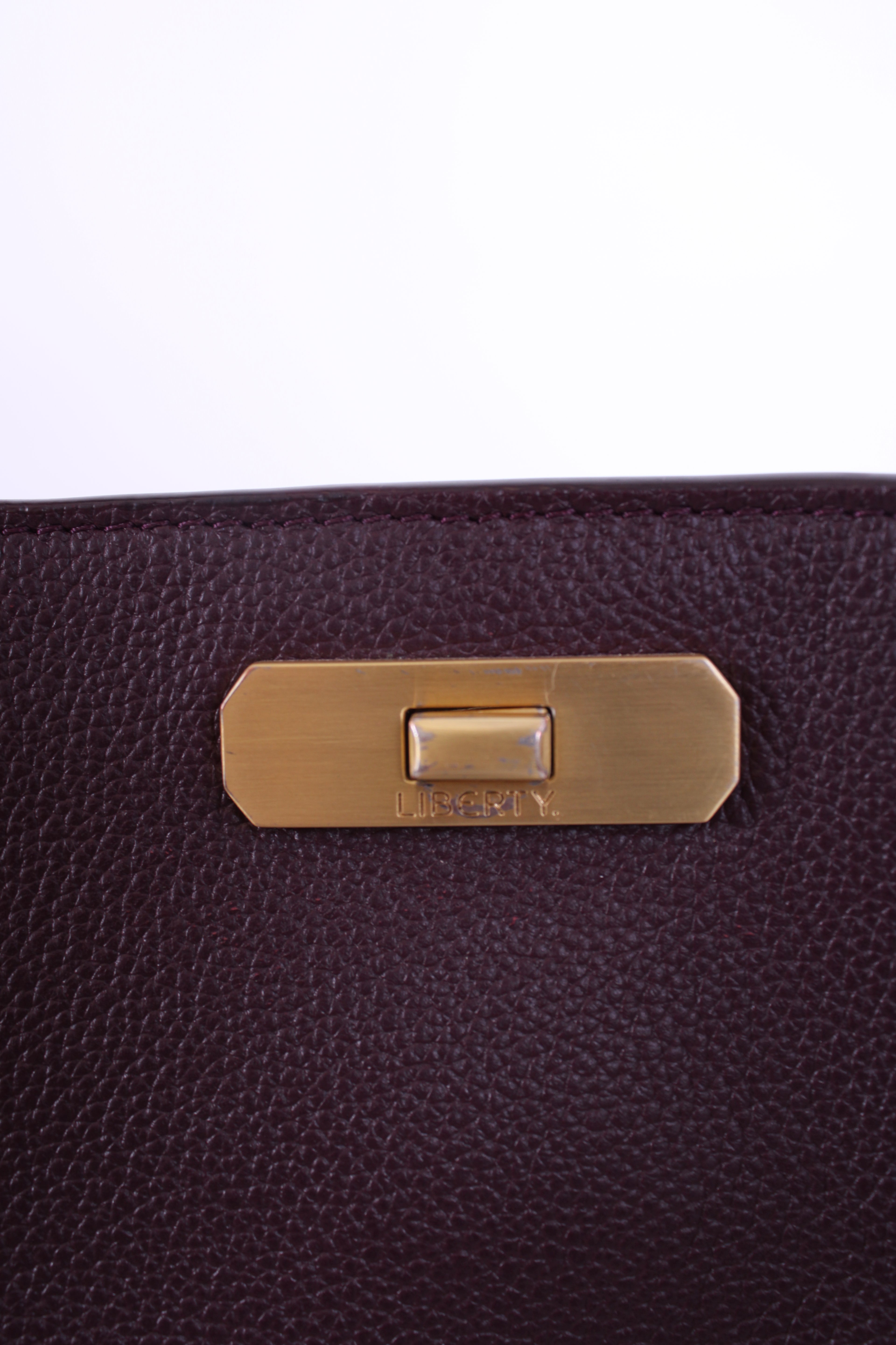 Liberty Burlington Top Handle Handbag Plum