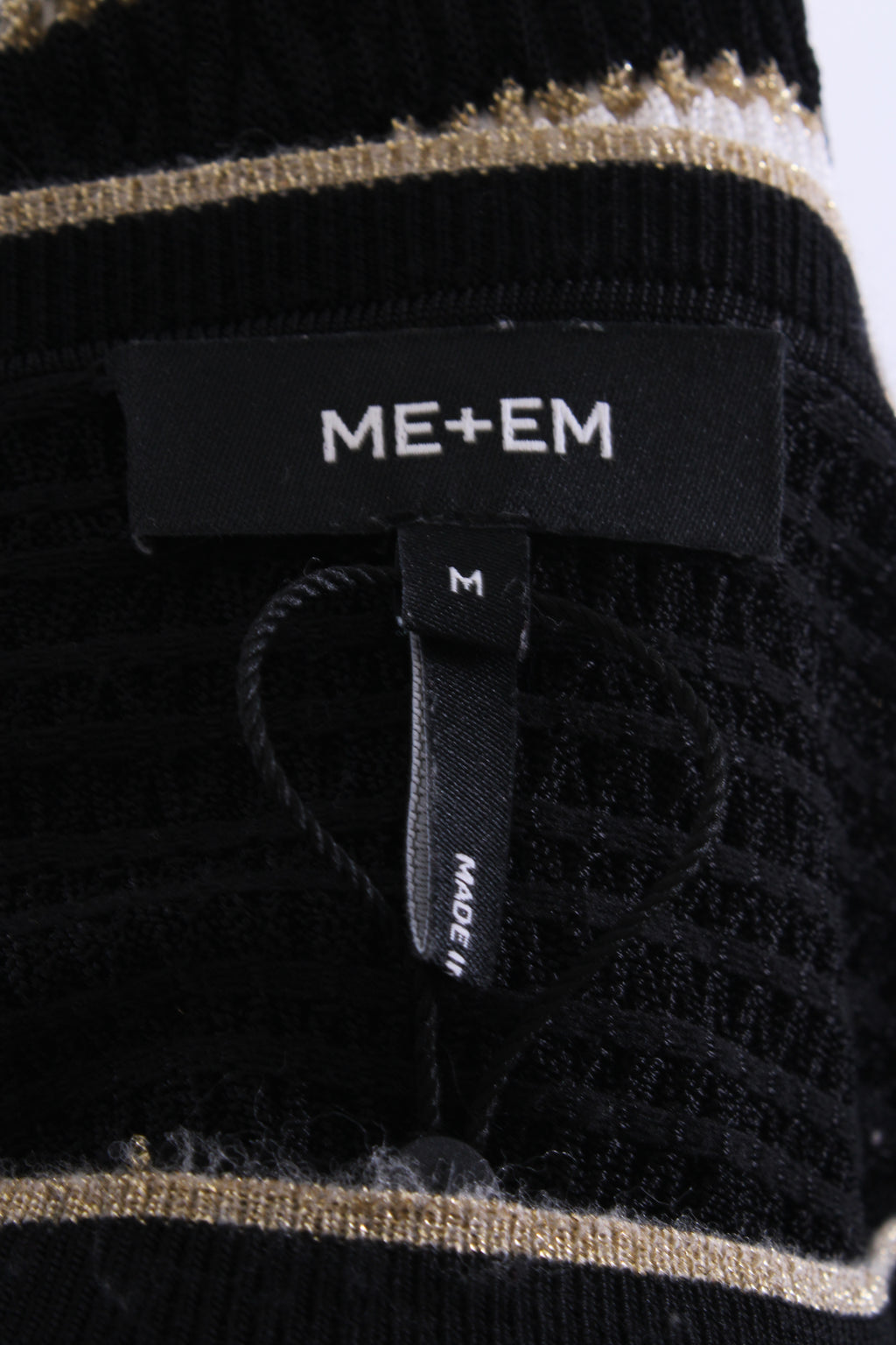 ME+EM Knitwear Black/ Gold M