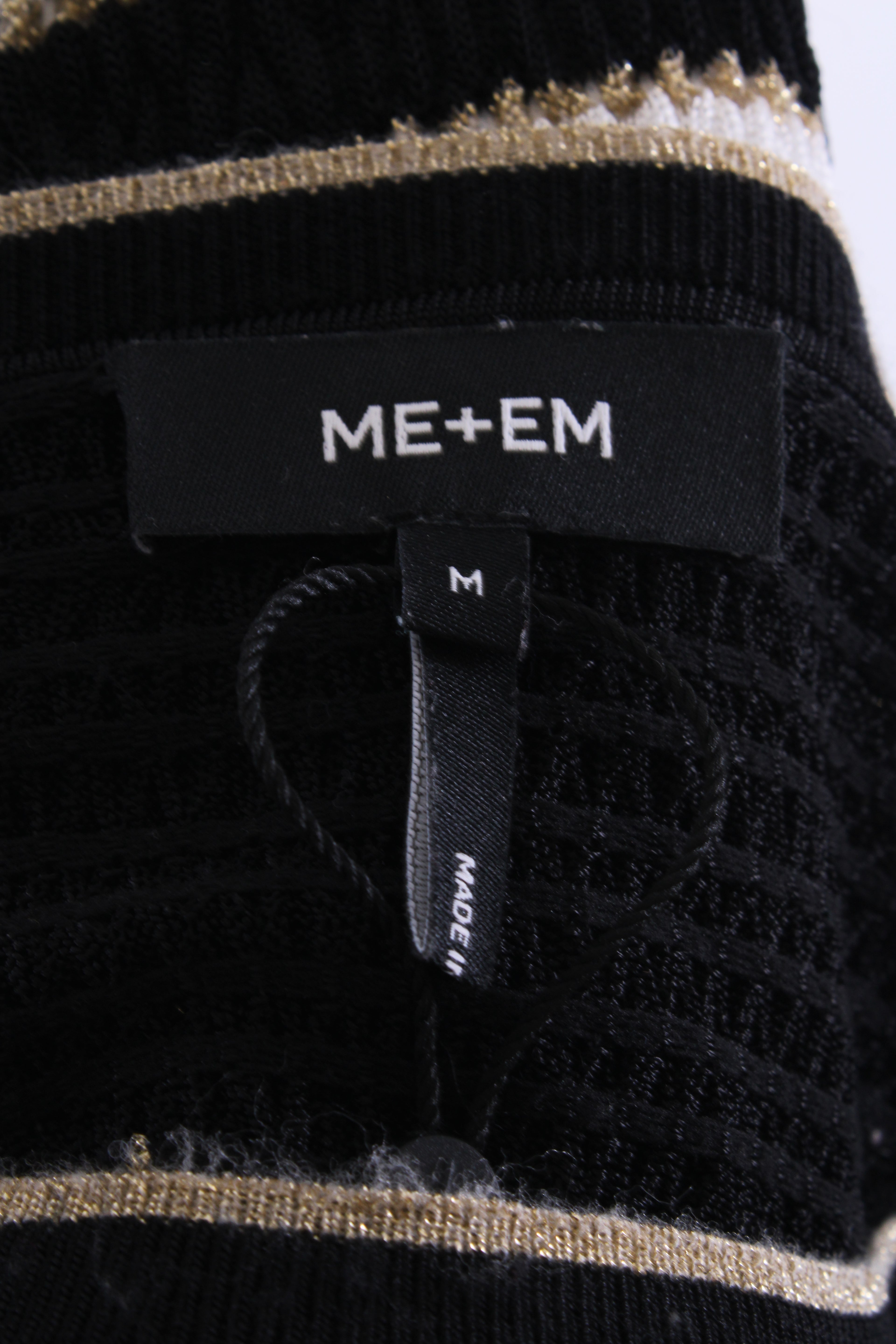 ME+EM Knitwear Black/ Gold M