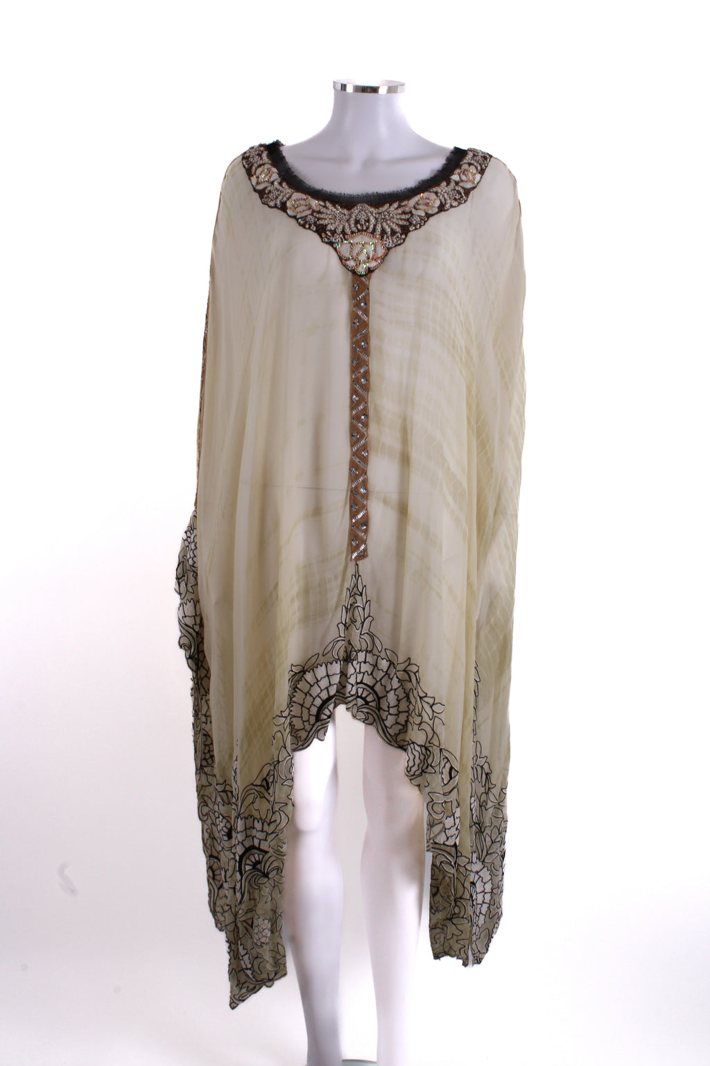 Kavita Bhatia Kaftan Yellow OS