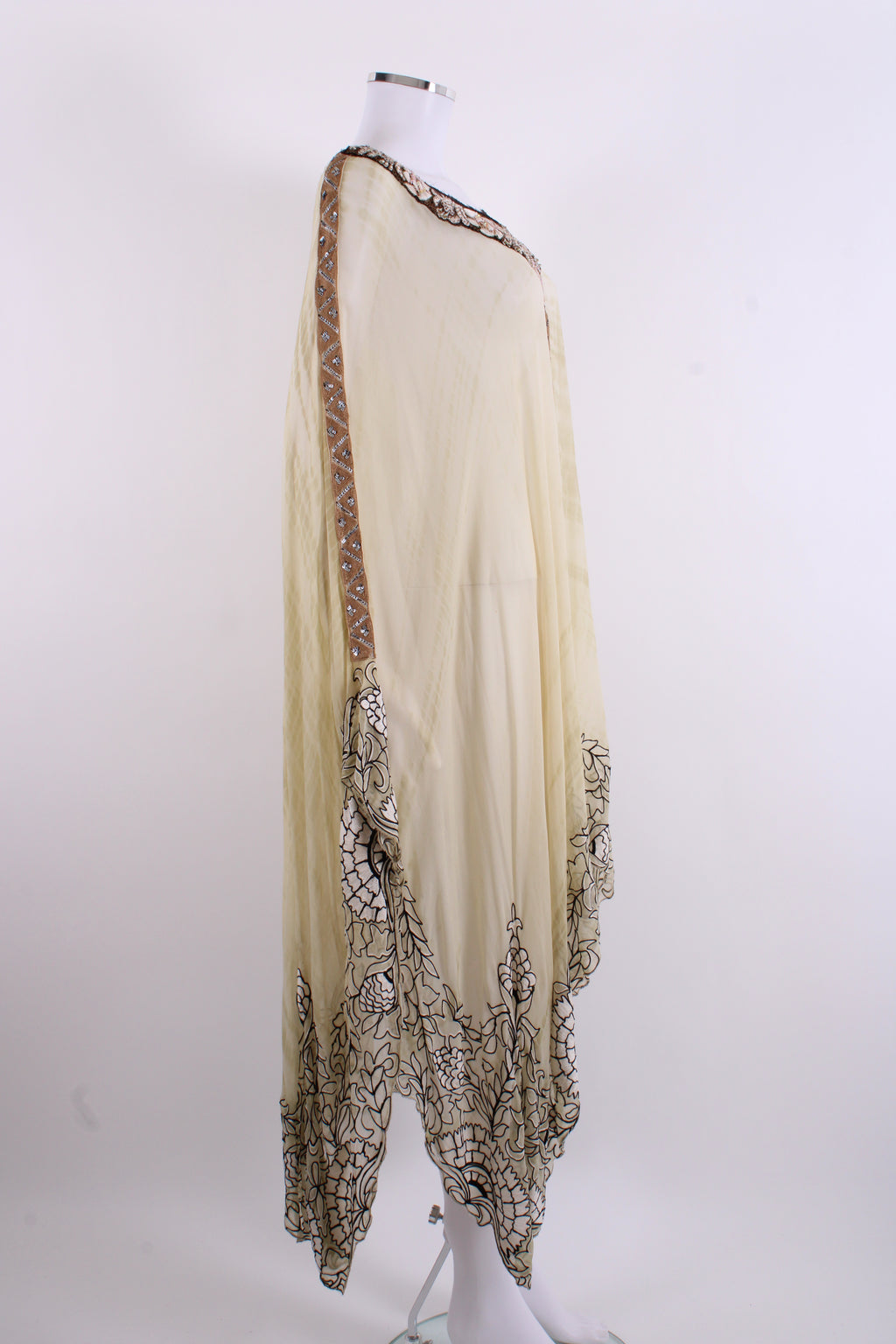 Kavita Bhatia Kaftan Yellow OS
