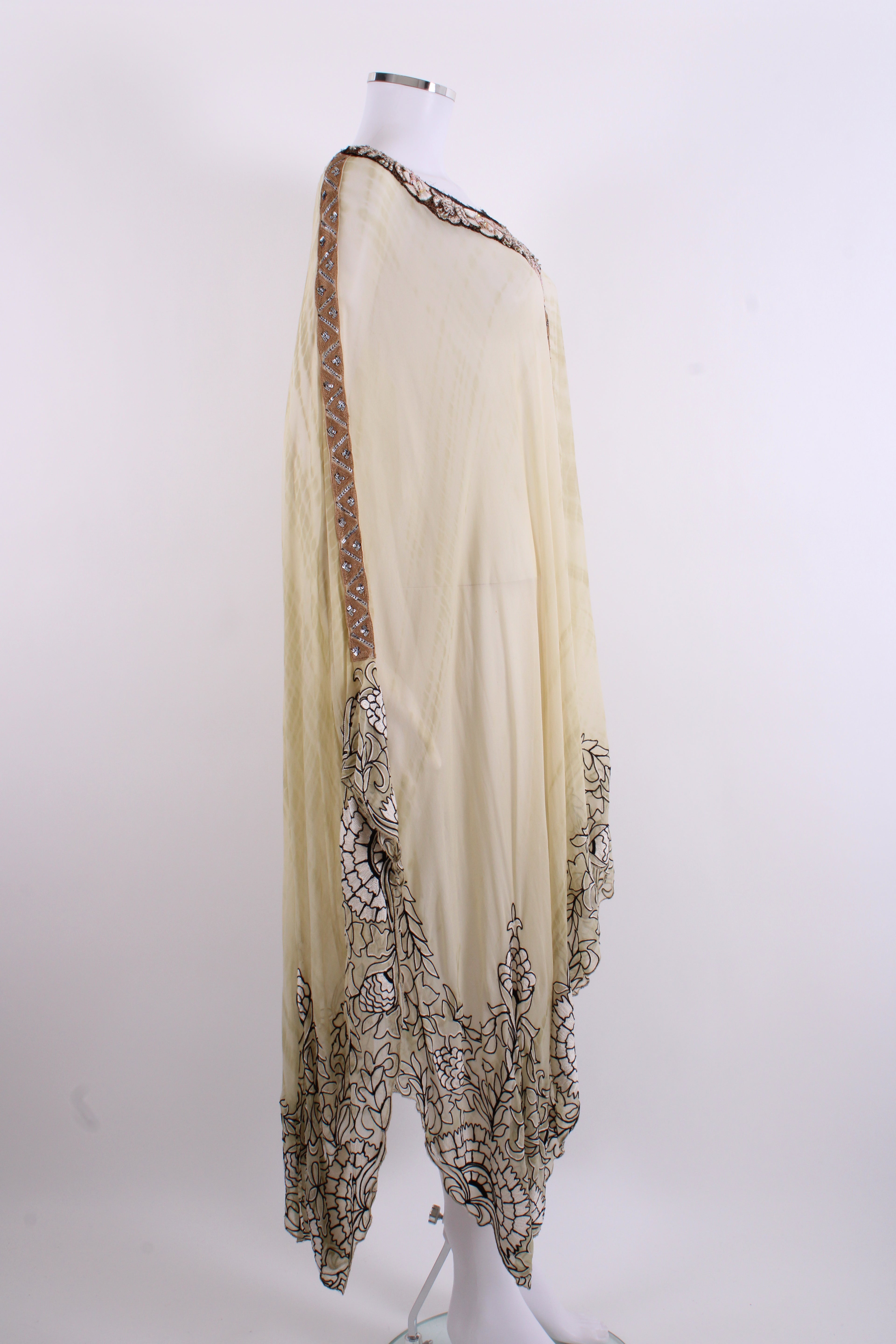 Kavita Bhatia Kaftan Yellow OS