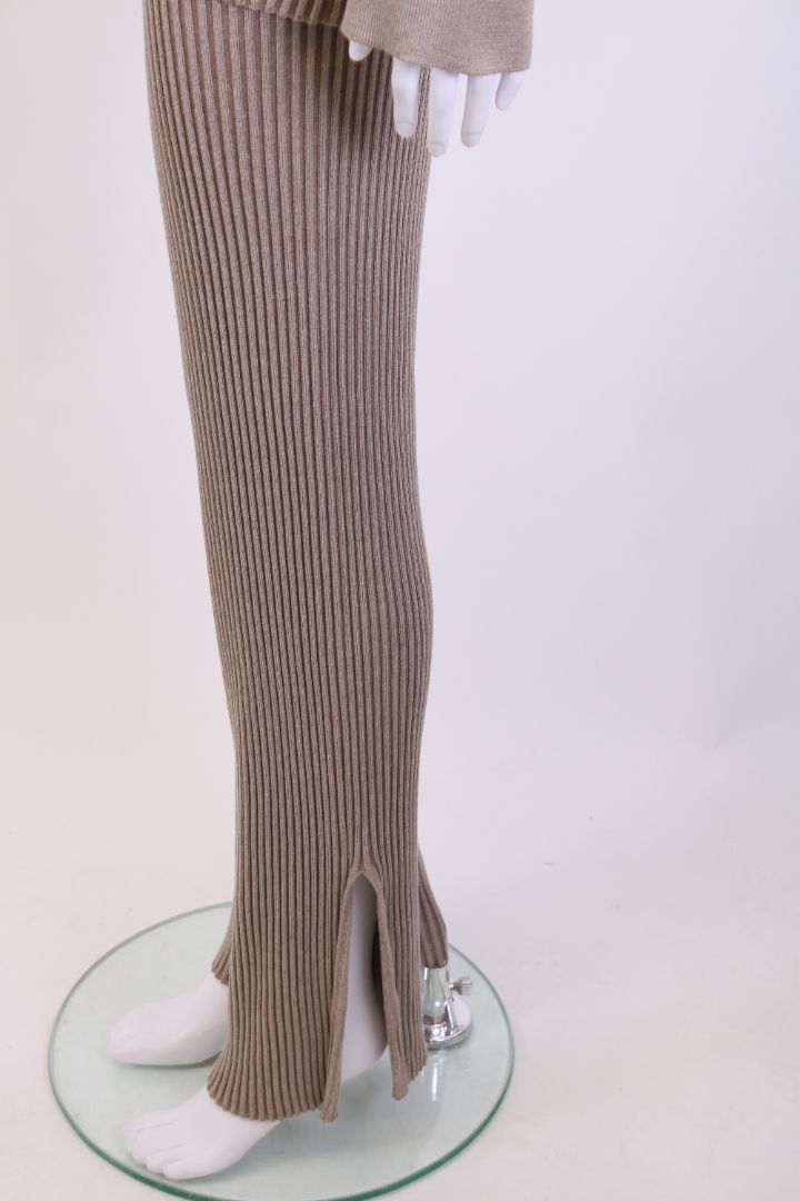 zulu & zephyr Ribbed cord set Taupe S