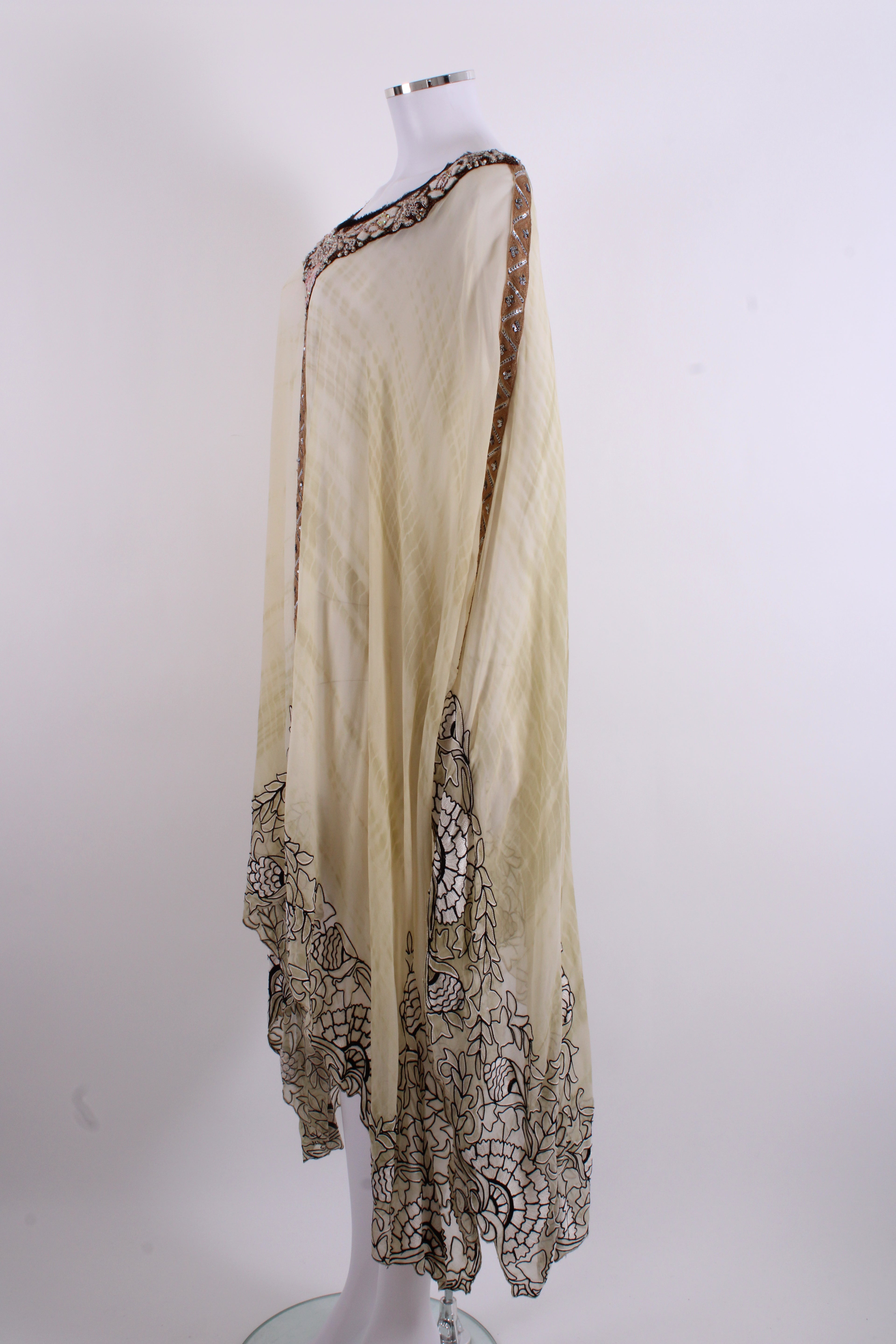 Kavita Bhatia Kaftan Yellow OS