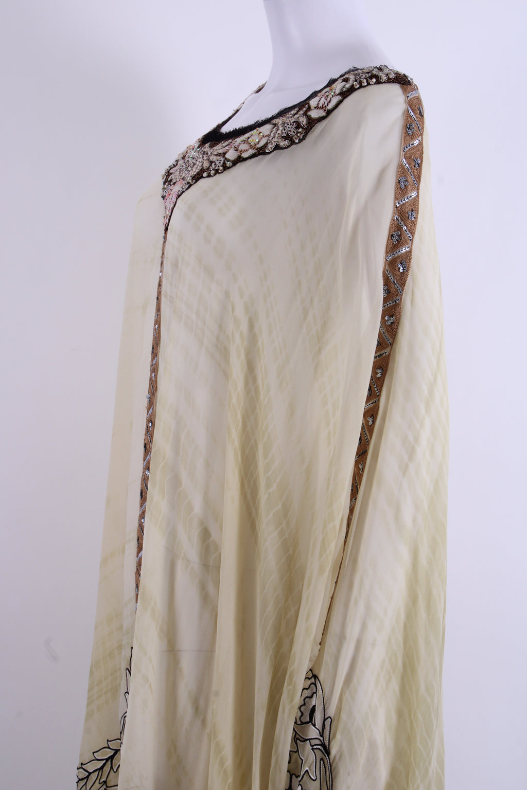 Kavita Bhatia Kaftan Yellow OS