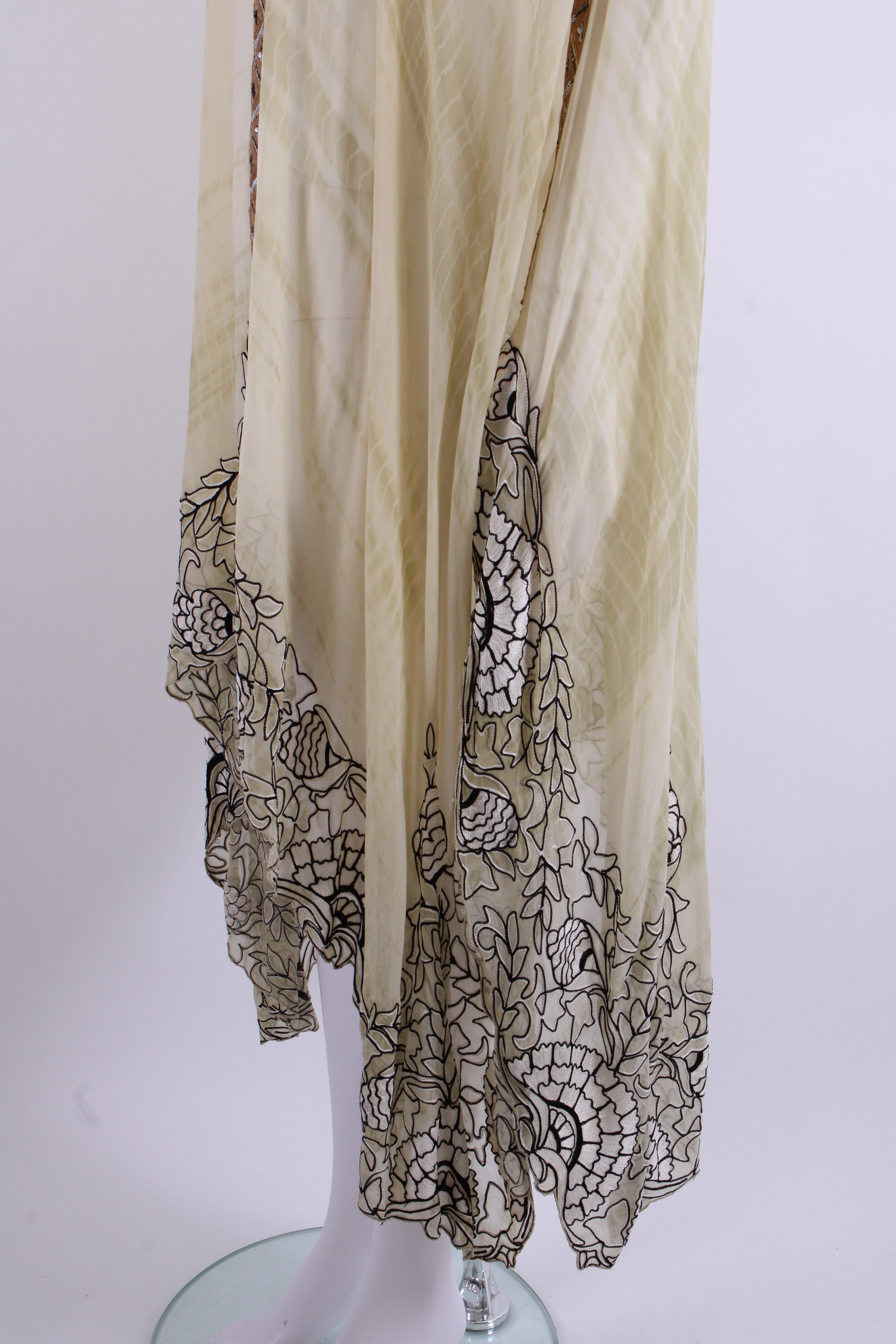 Kavita Bhatia Kaftan Yellow OS