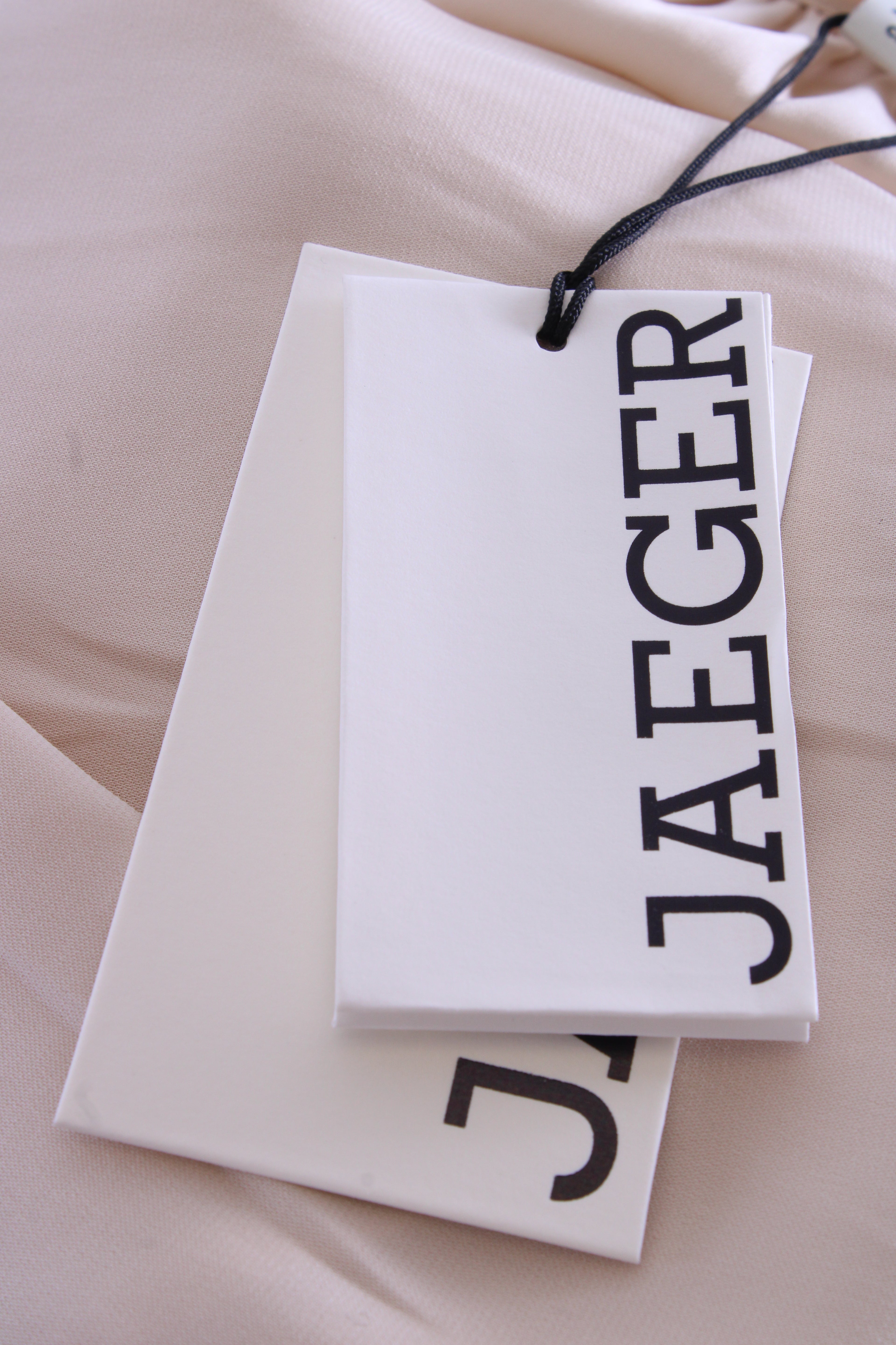 Jaeger L/S Silk Blouse Cream 16