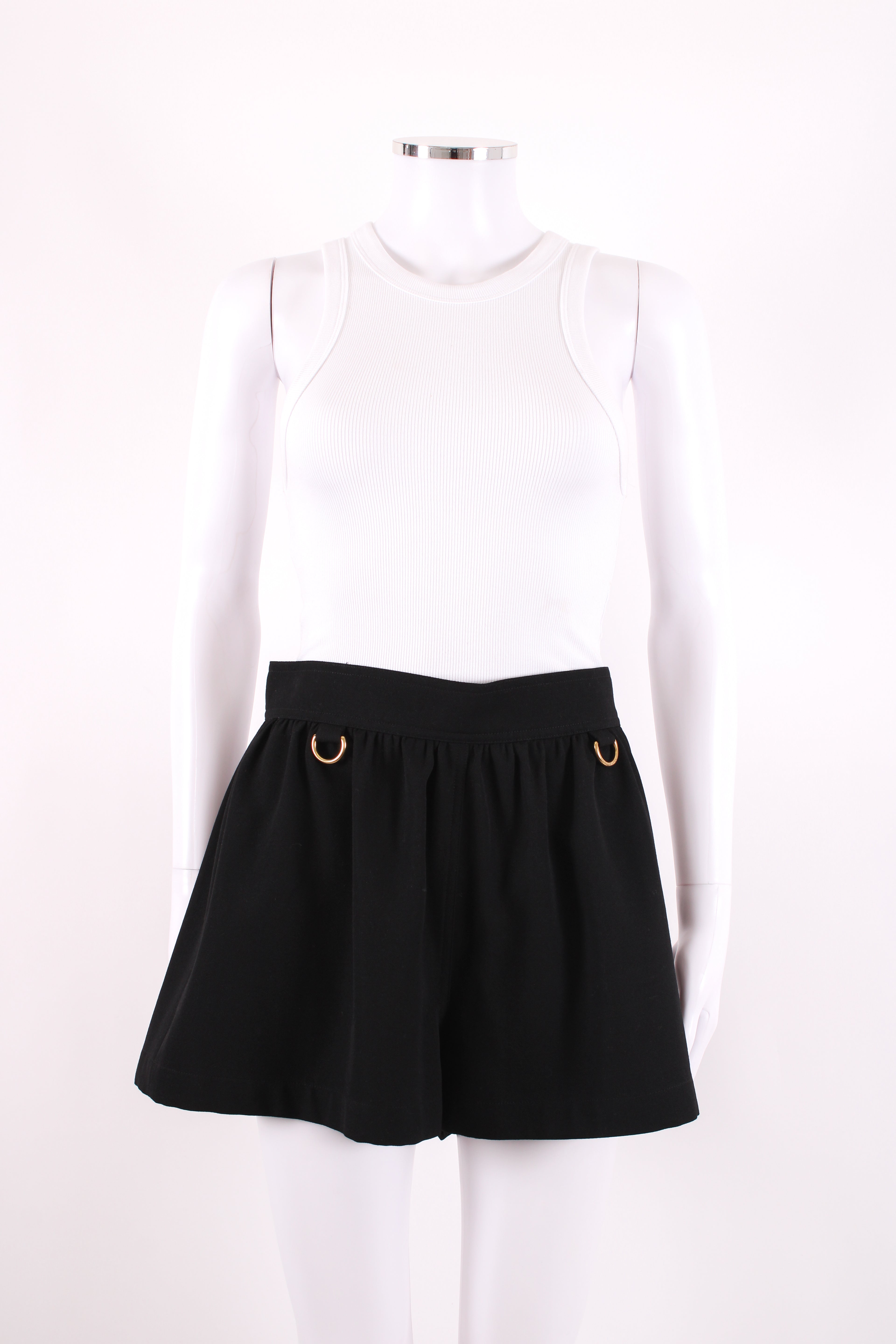 Givenchy Ring Detail Shorts Black 10