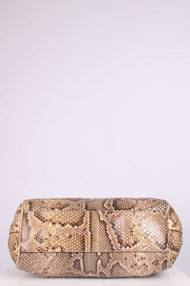 Dolce & Gabbana Python Handbag Beige
