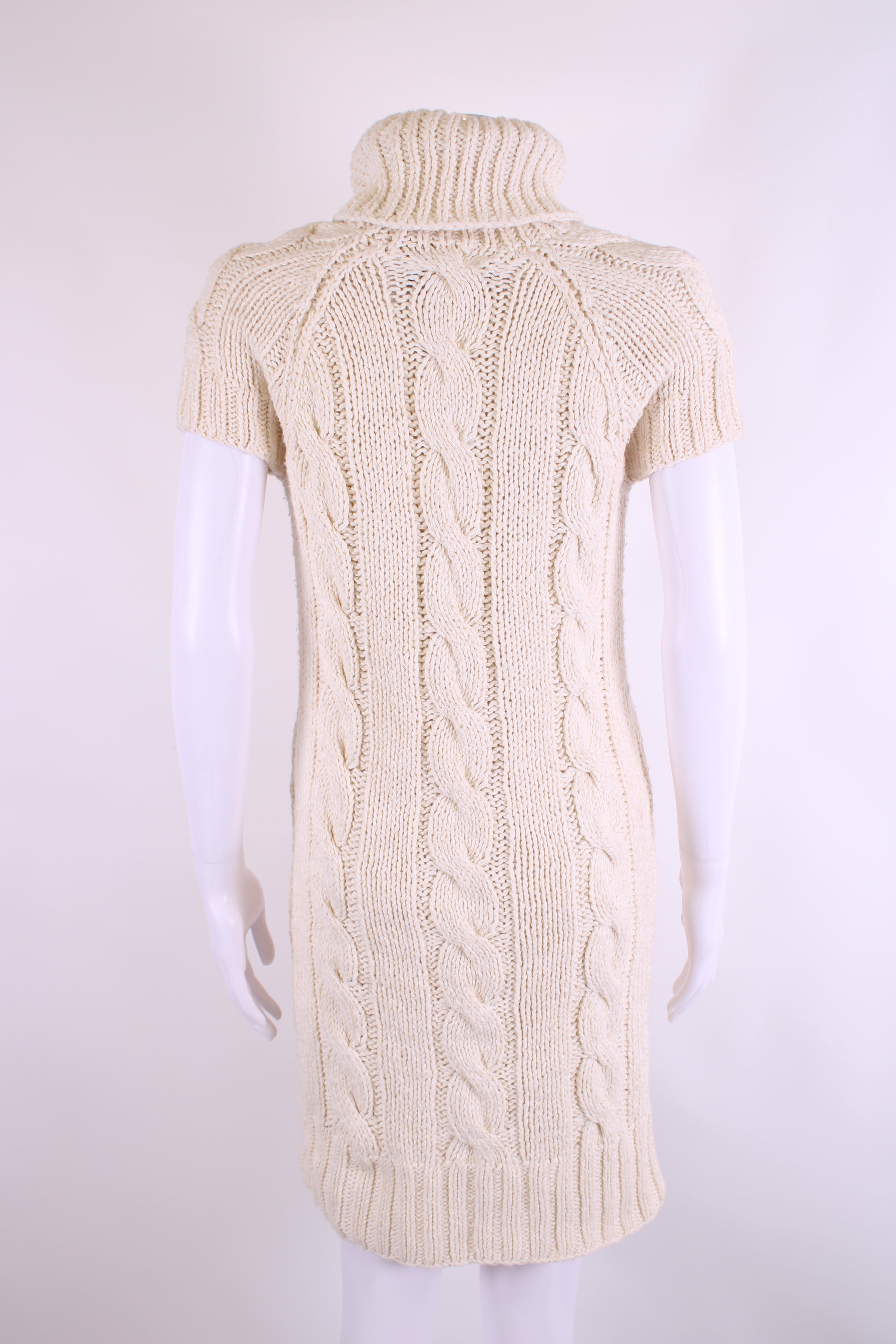Ralph Lauren S/S High Neck Jumper Dress Cream M